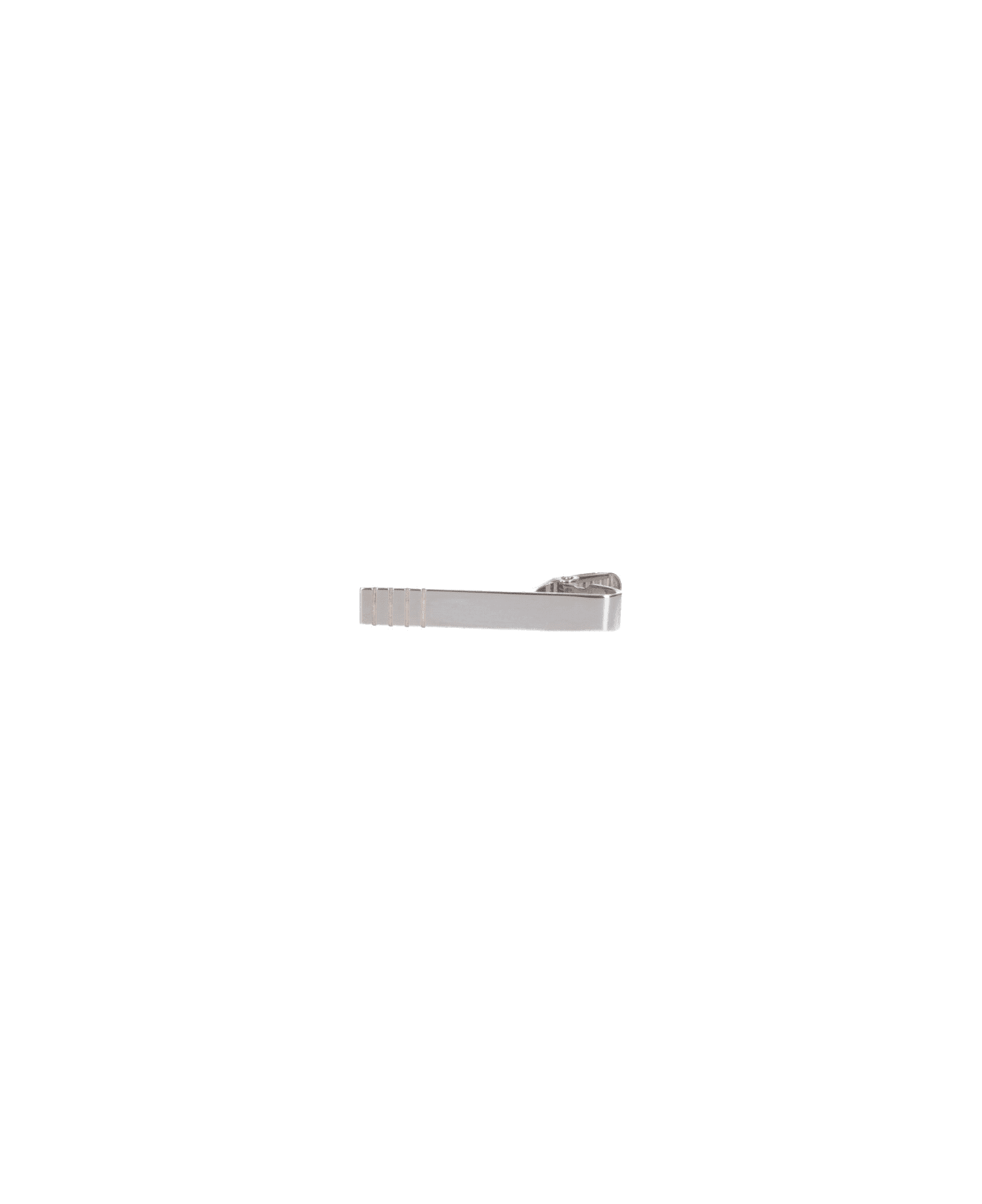 Thom Browne 
4-bar
 Tie Clip - Silver
