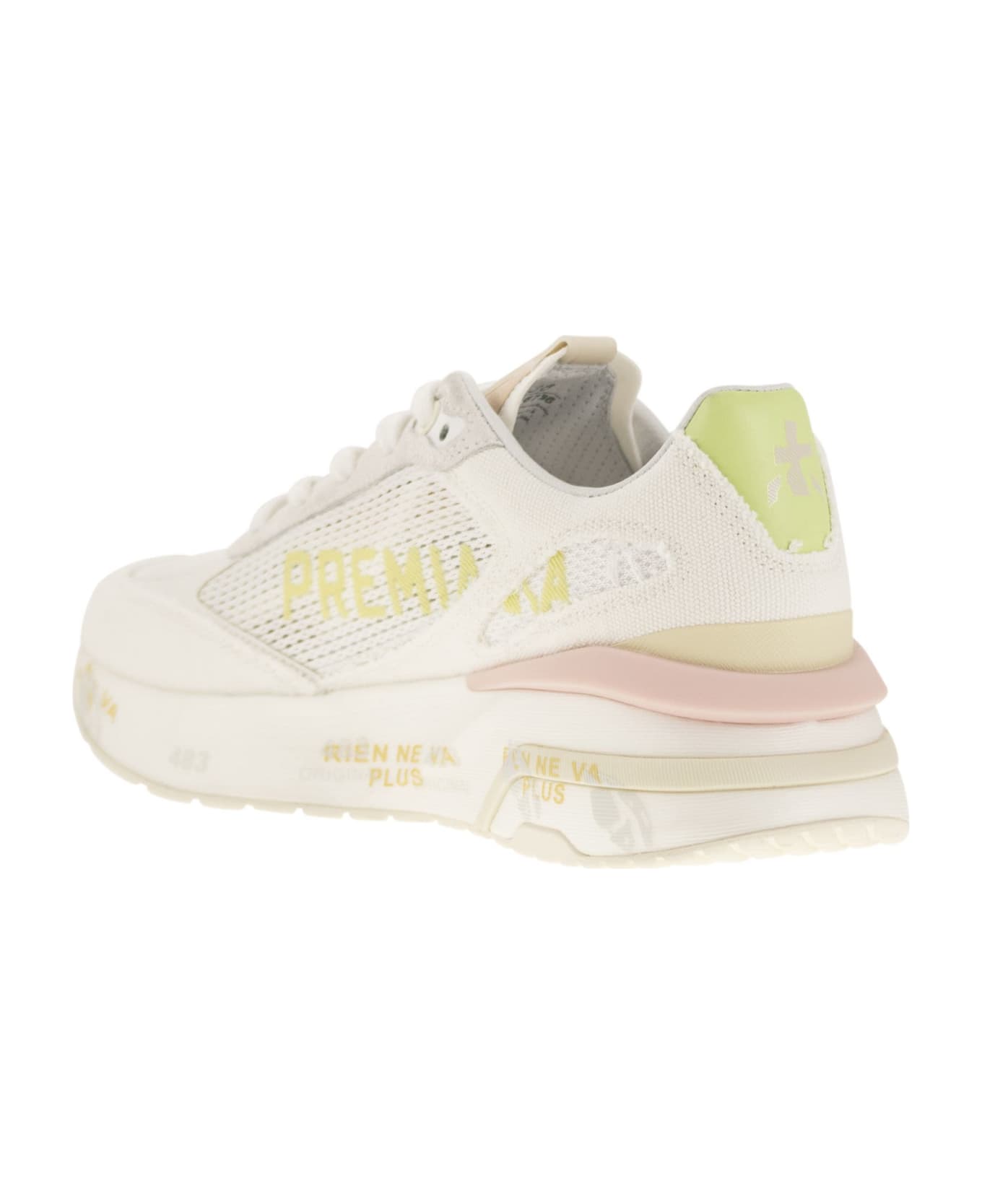 Premiata 'moerund' Sneakers - White/pink スニーカー