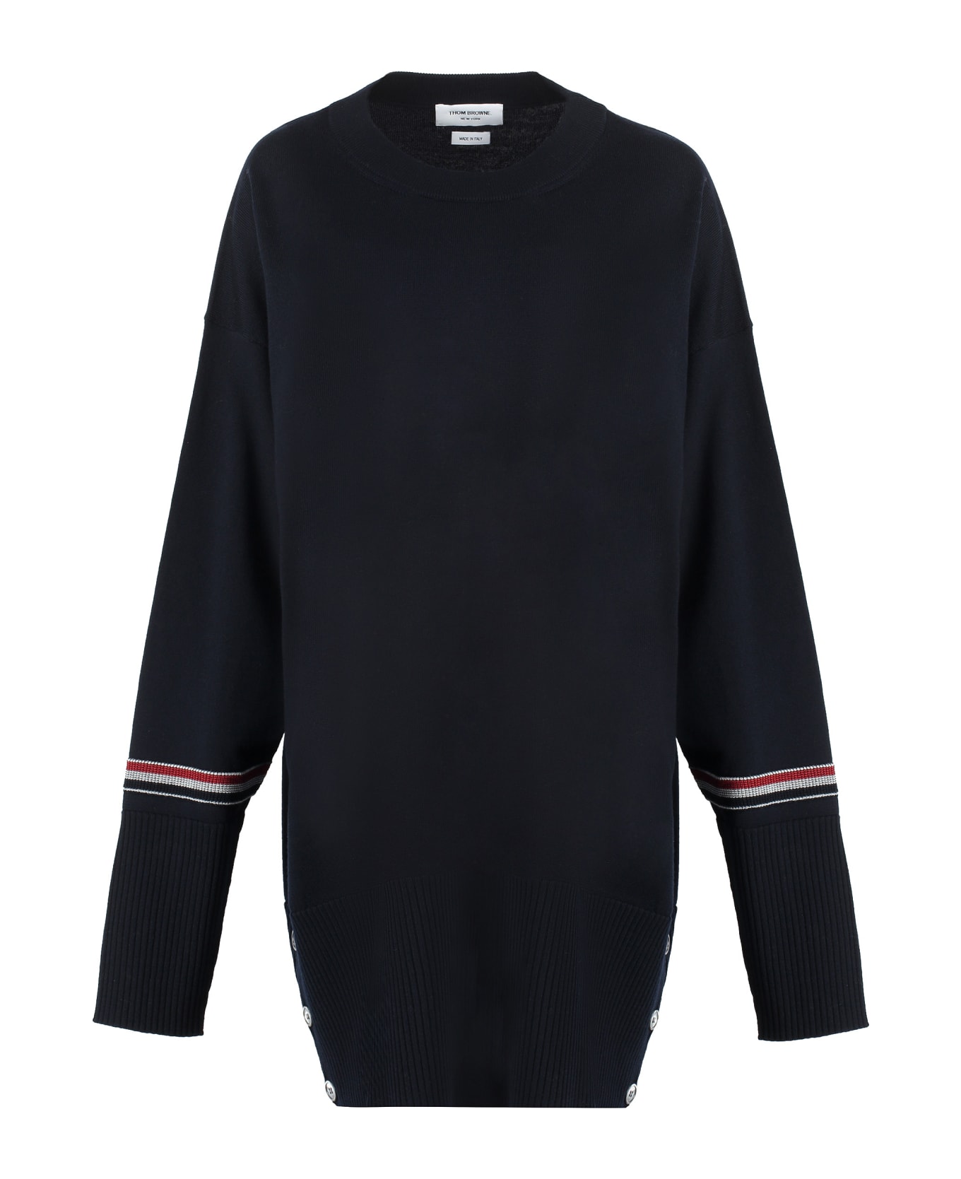Thom Browne Merino Wool Sweater - Navy ニットウェア