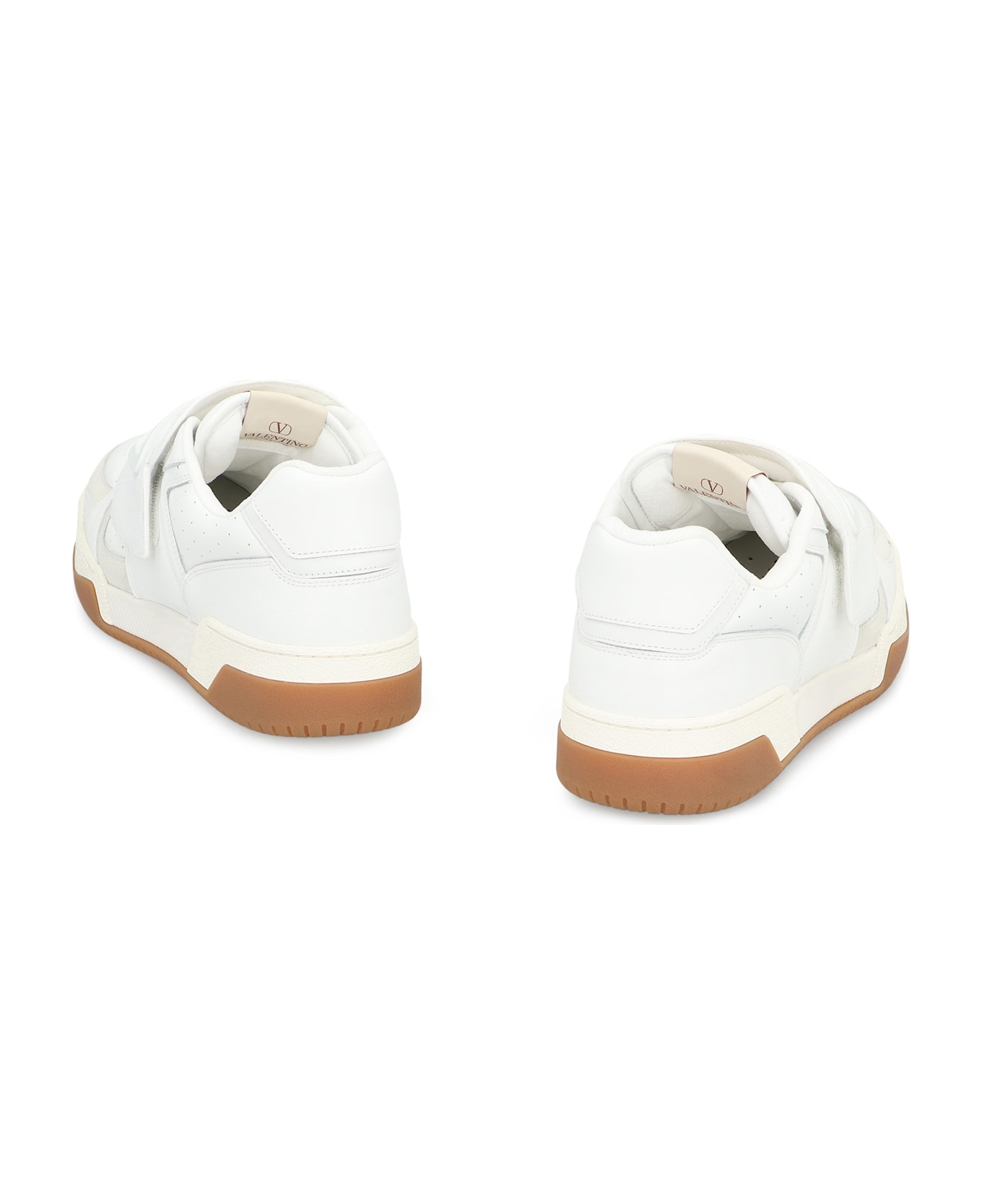 Valentino Garavani Joie De Jouer Leather Low-top Sneakers - White