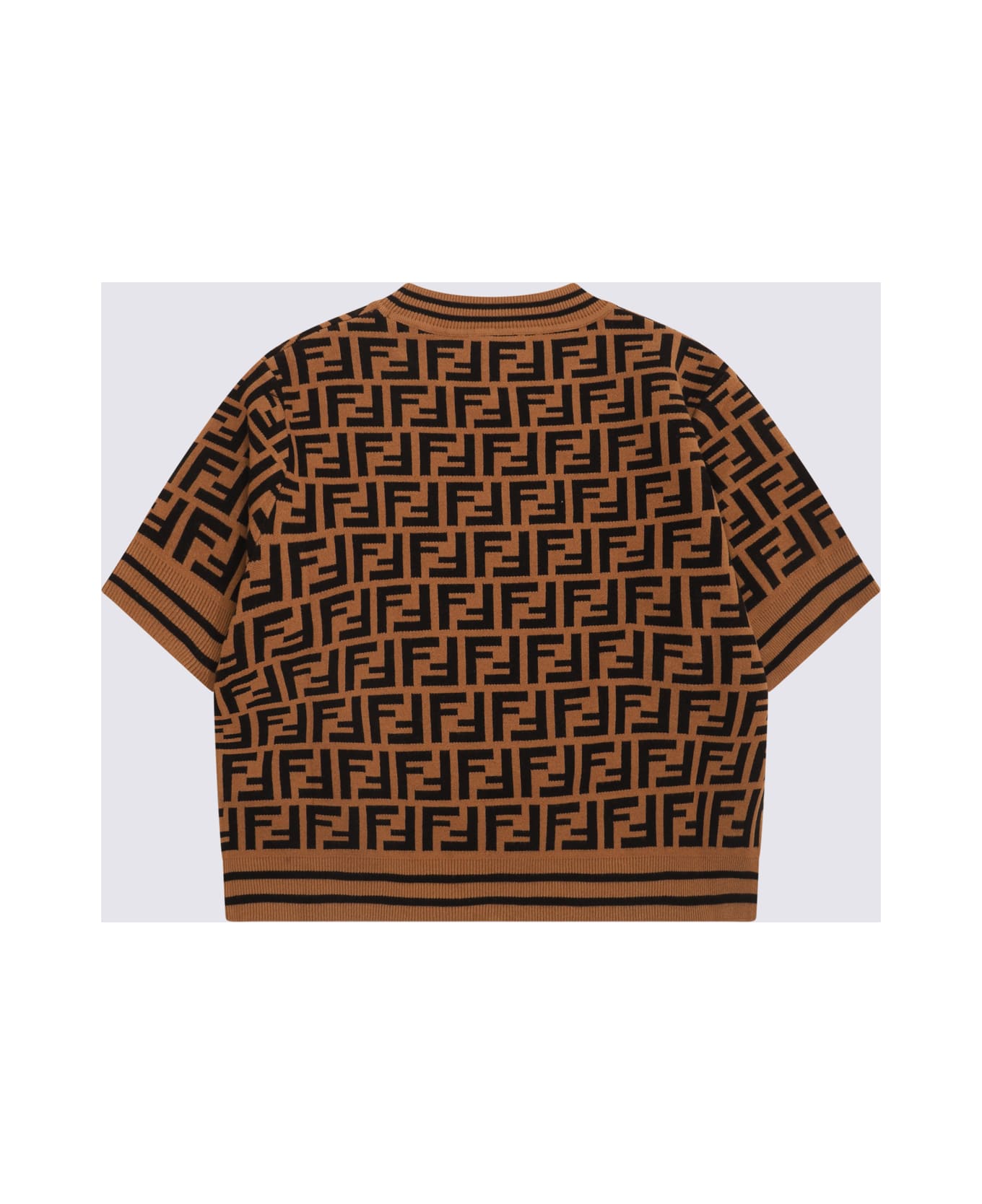 Fendi Brown Viscose Knitwear - ZUCCA