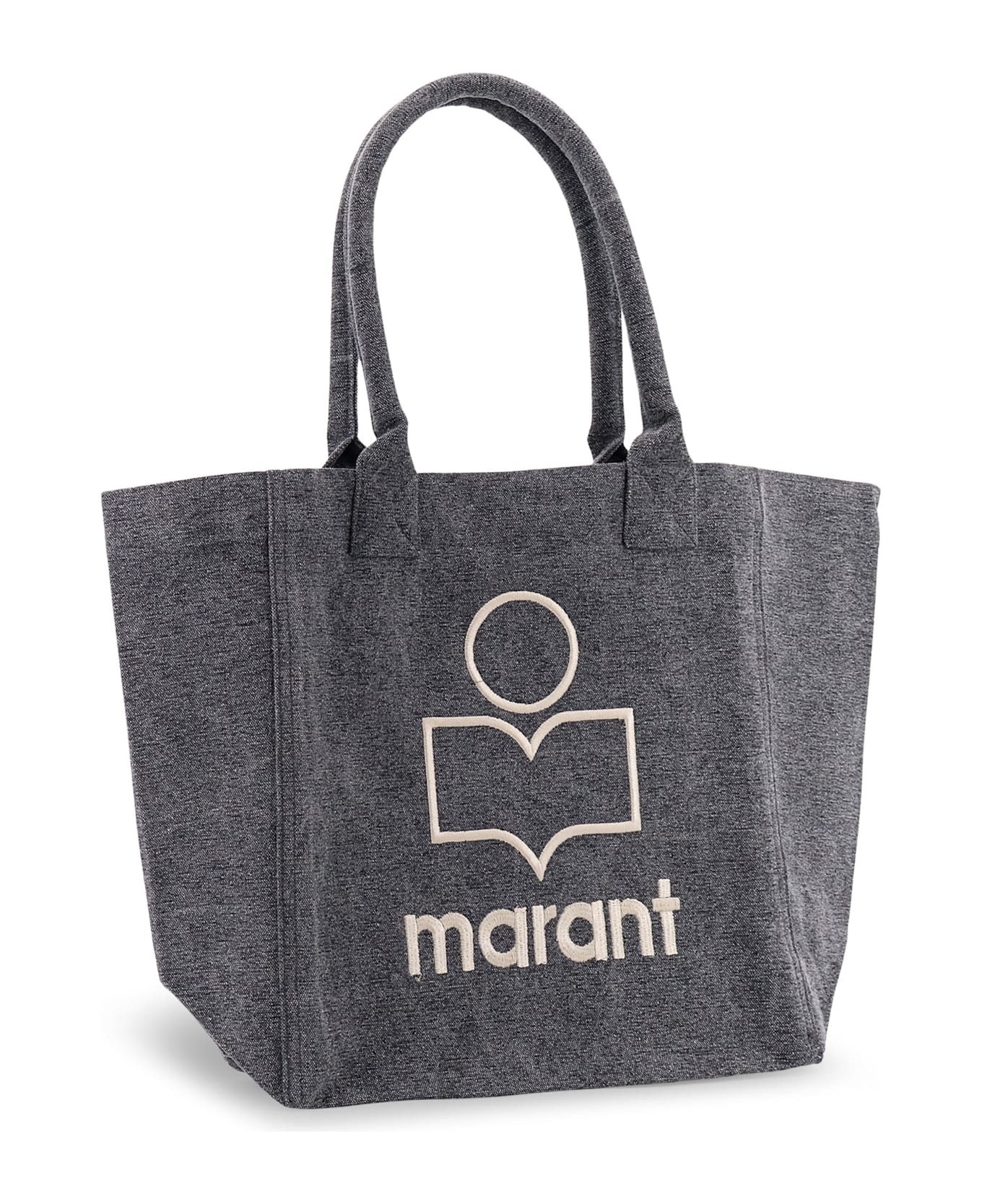 Isabel Marant Small Yenky Cotton Shoulder Bag - BLACK