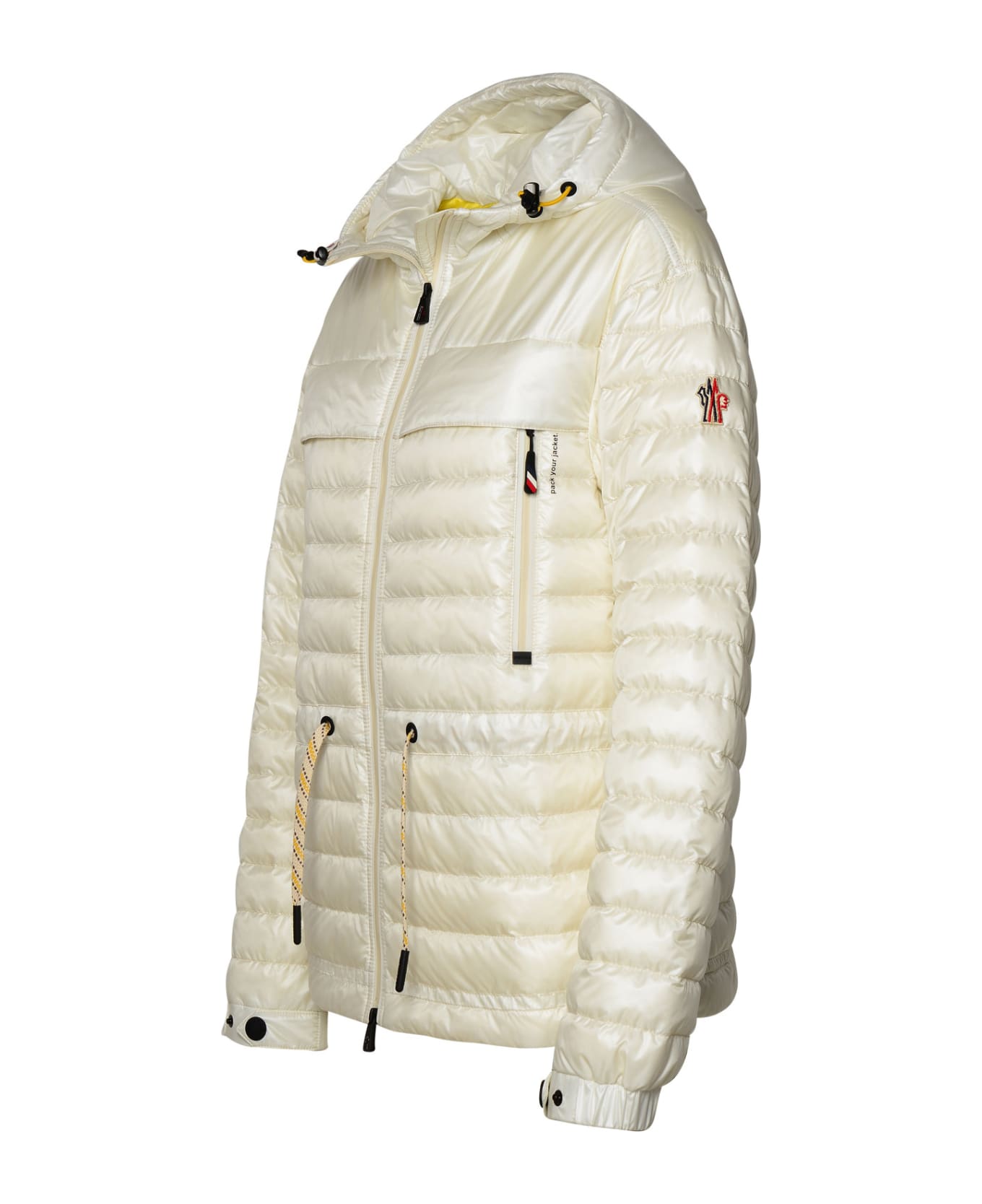 Moncler Grenoble 'eibing' White Polyamide Down Jacket - White ダウンジャケット