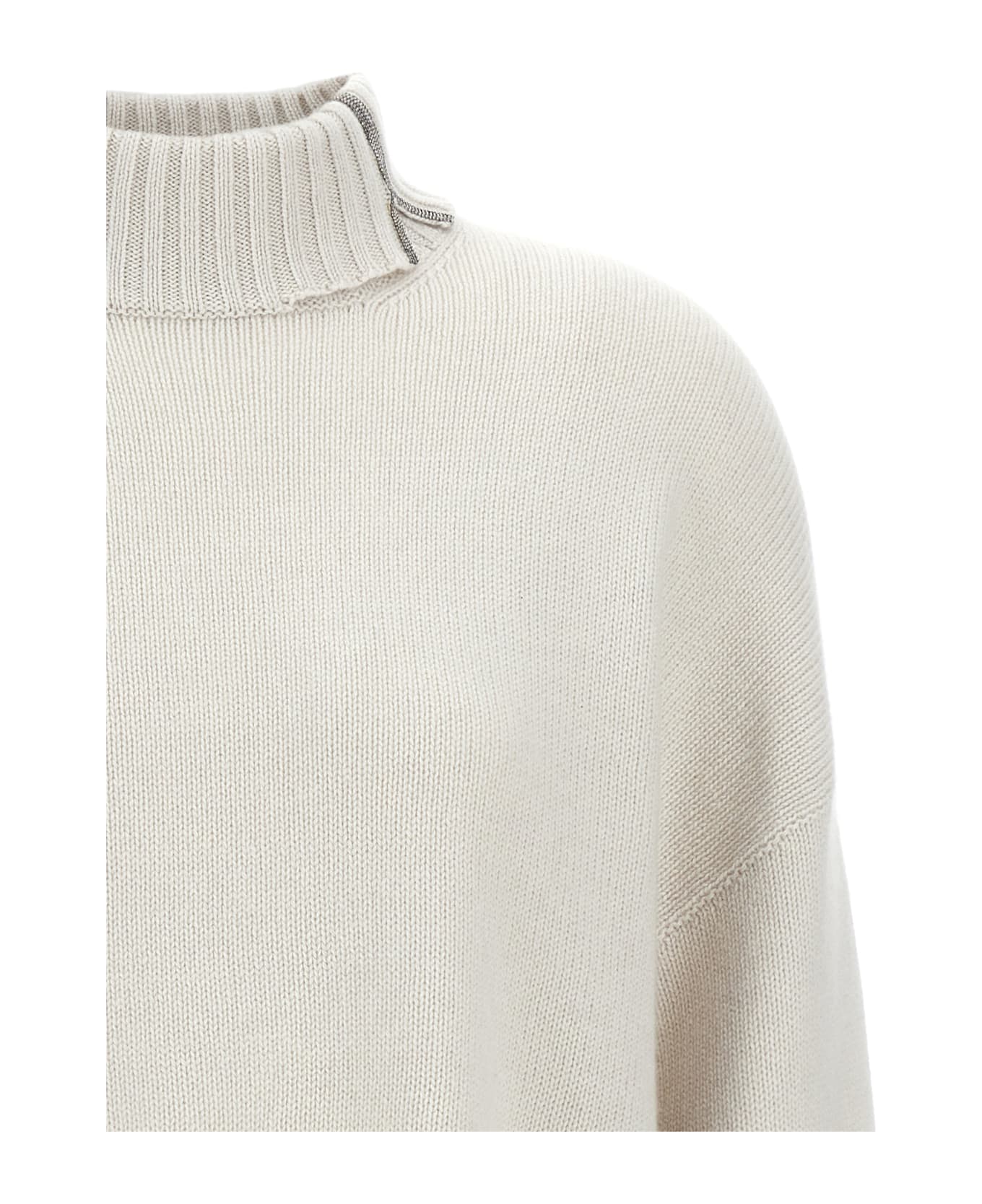 Brunello Cucinelli Cashmere Sweater - White