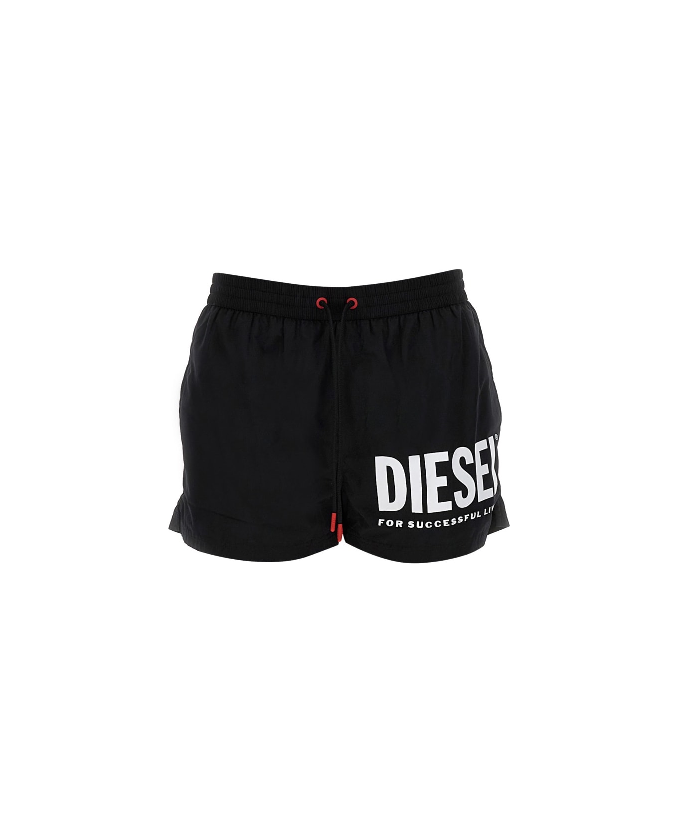 Diesel Boxer Costume With Logo - BLACK 水着