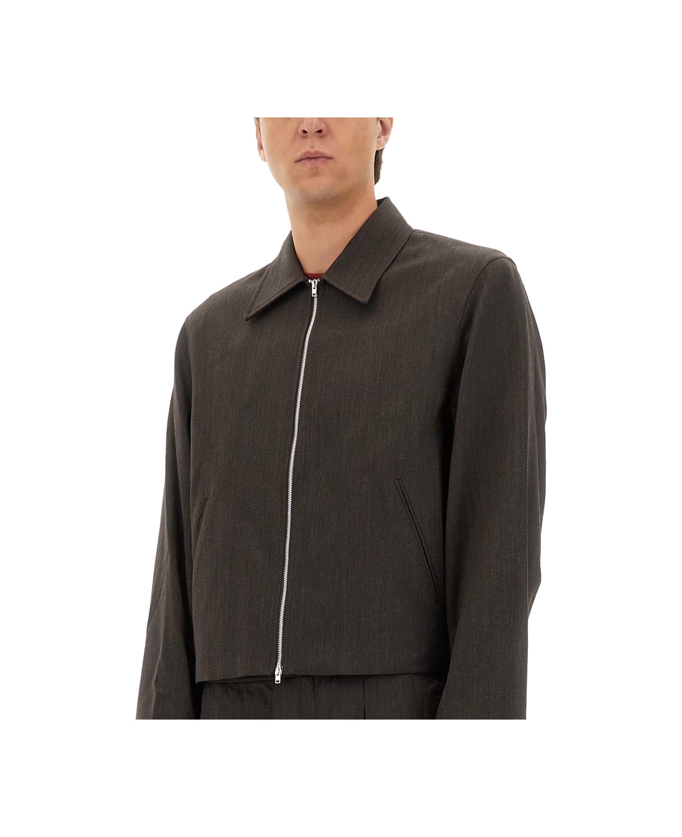 Our Legacy Mini Wool Jacket - BROWN