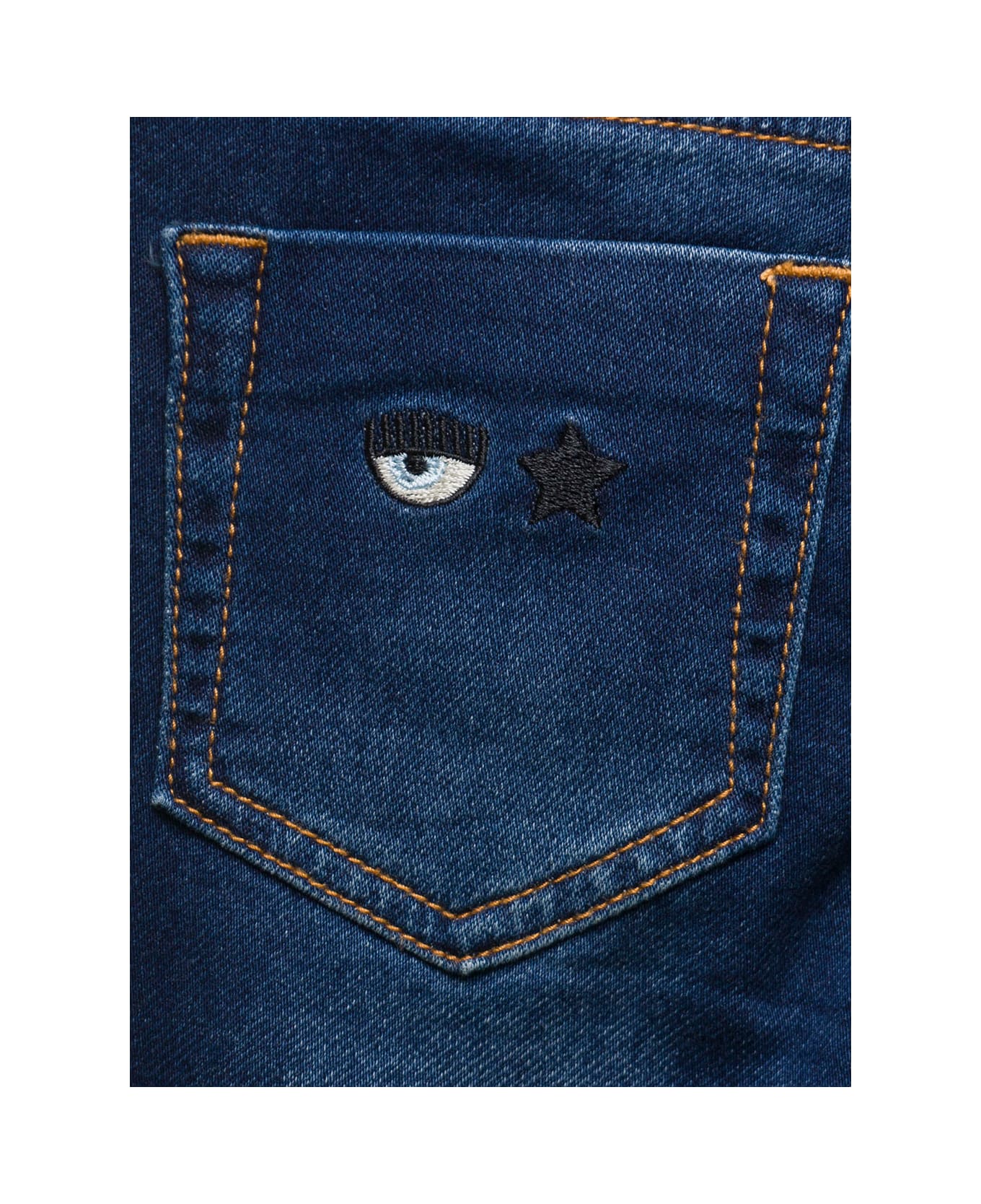 Chiara Ferragni Jeans Eyestar Denim - DENIM BLUE