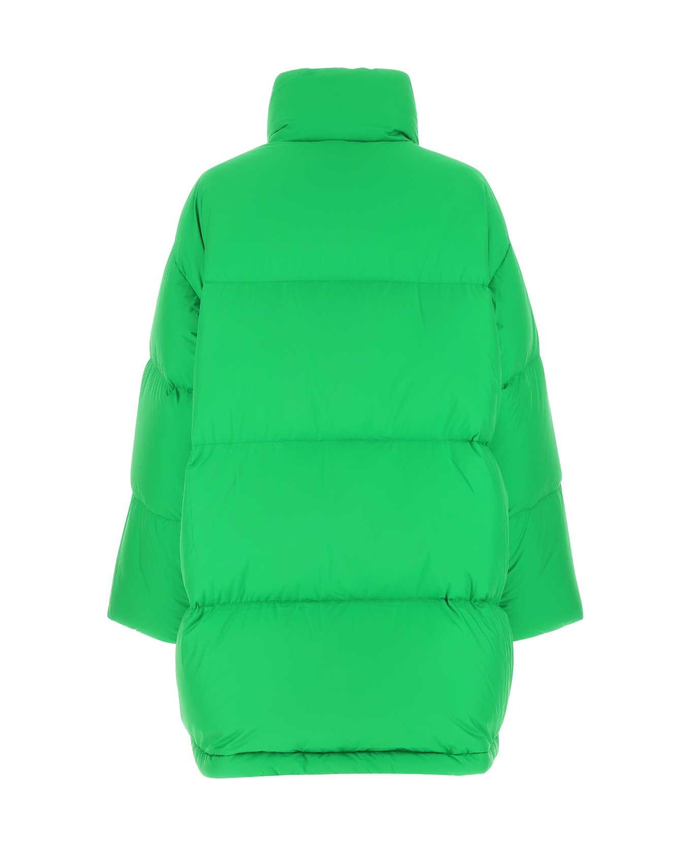 STAND STUDIO Grass Green Polyester Oversize Edna Down Jacket - 56000 コート