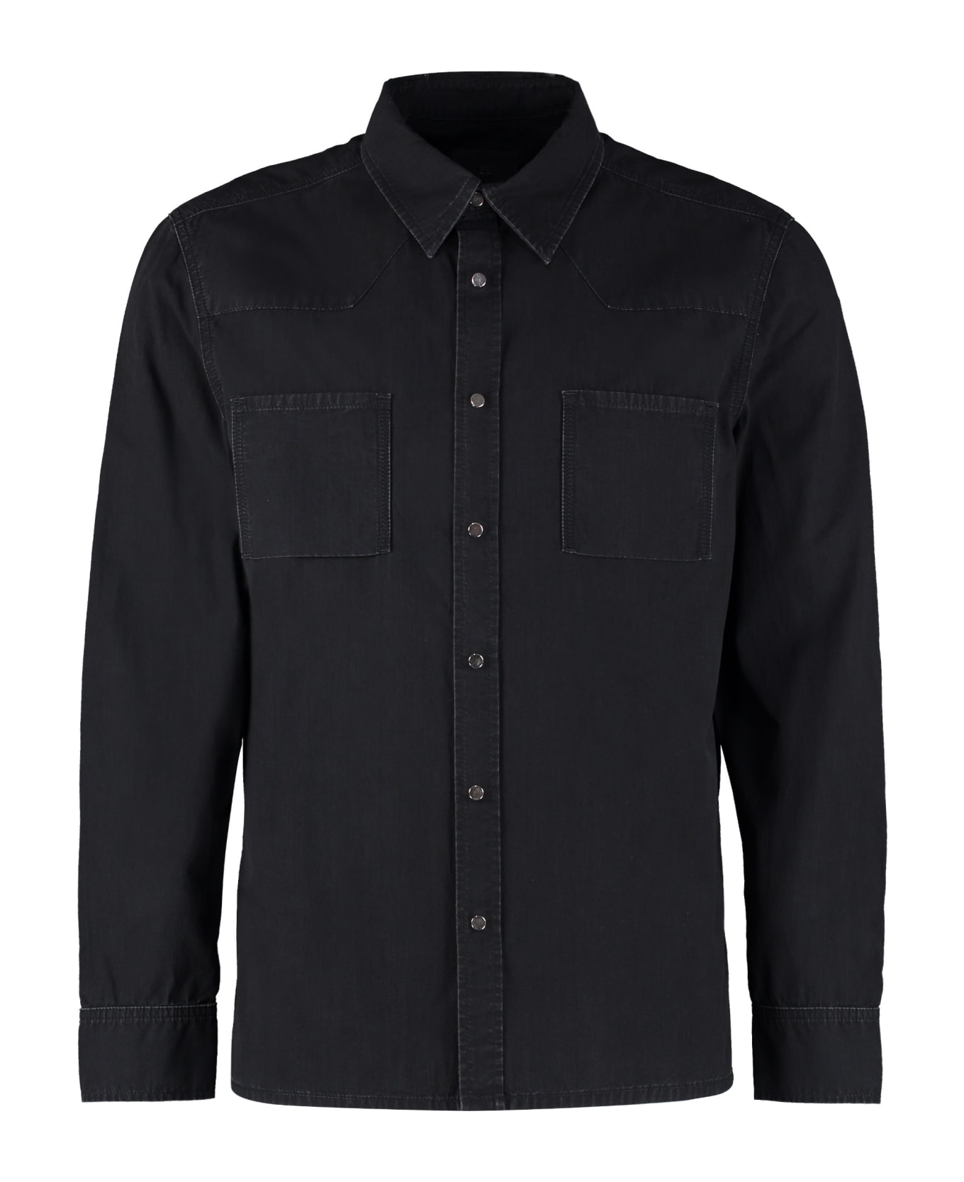 Givenchy Cotton Cowboy Shirt - black