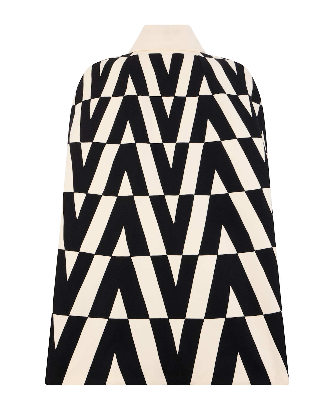 Valentino Garavani Wool Cloak - White