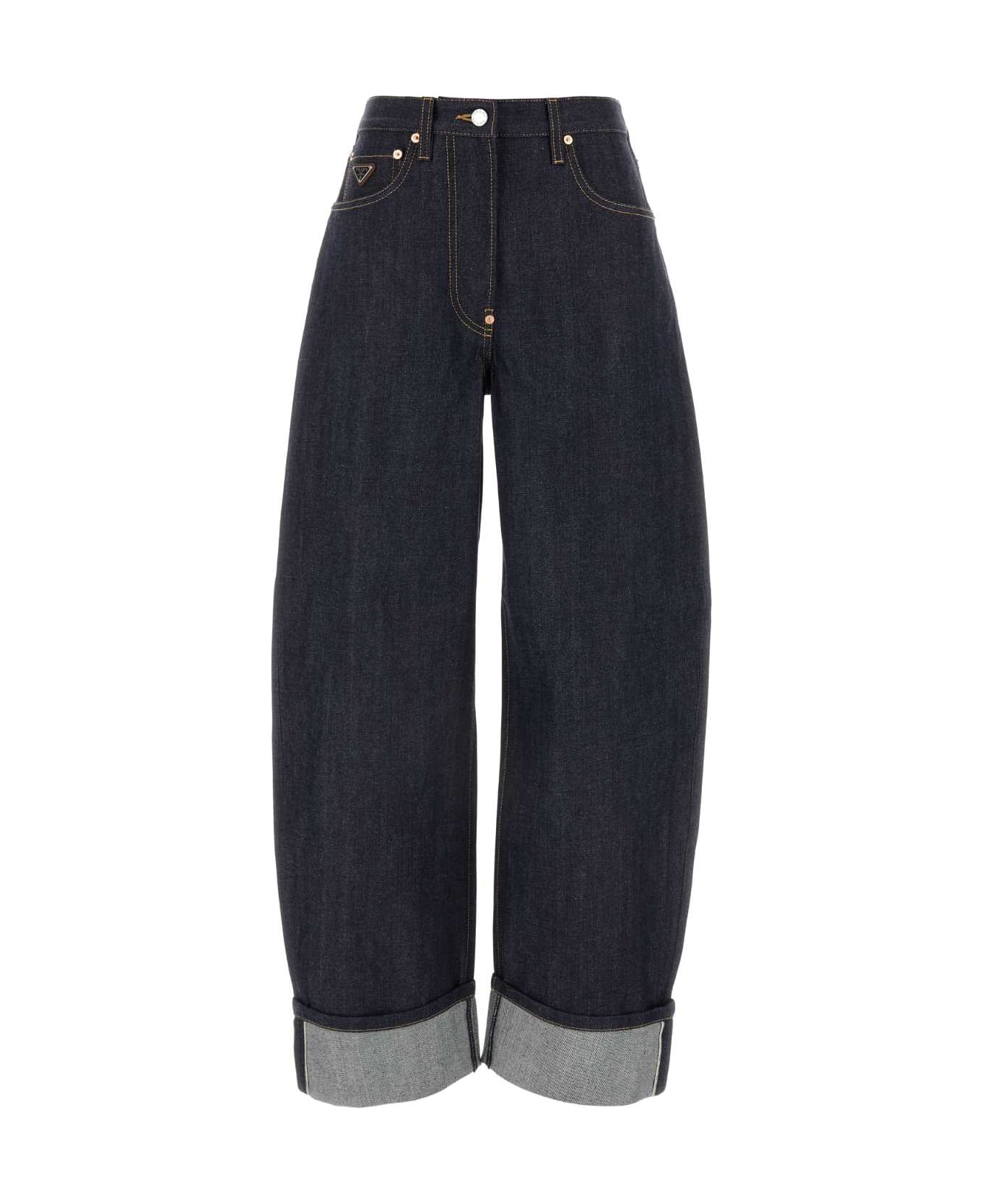 Prada Denim Wide-leg Jeans