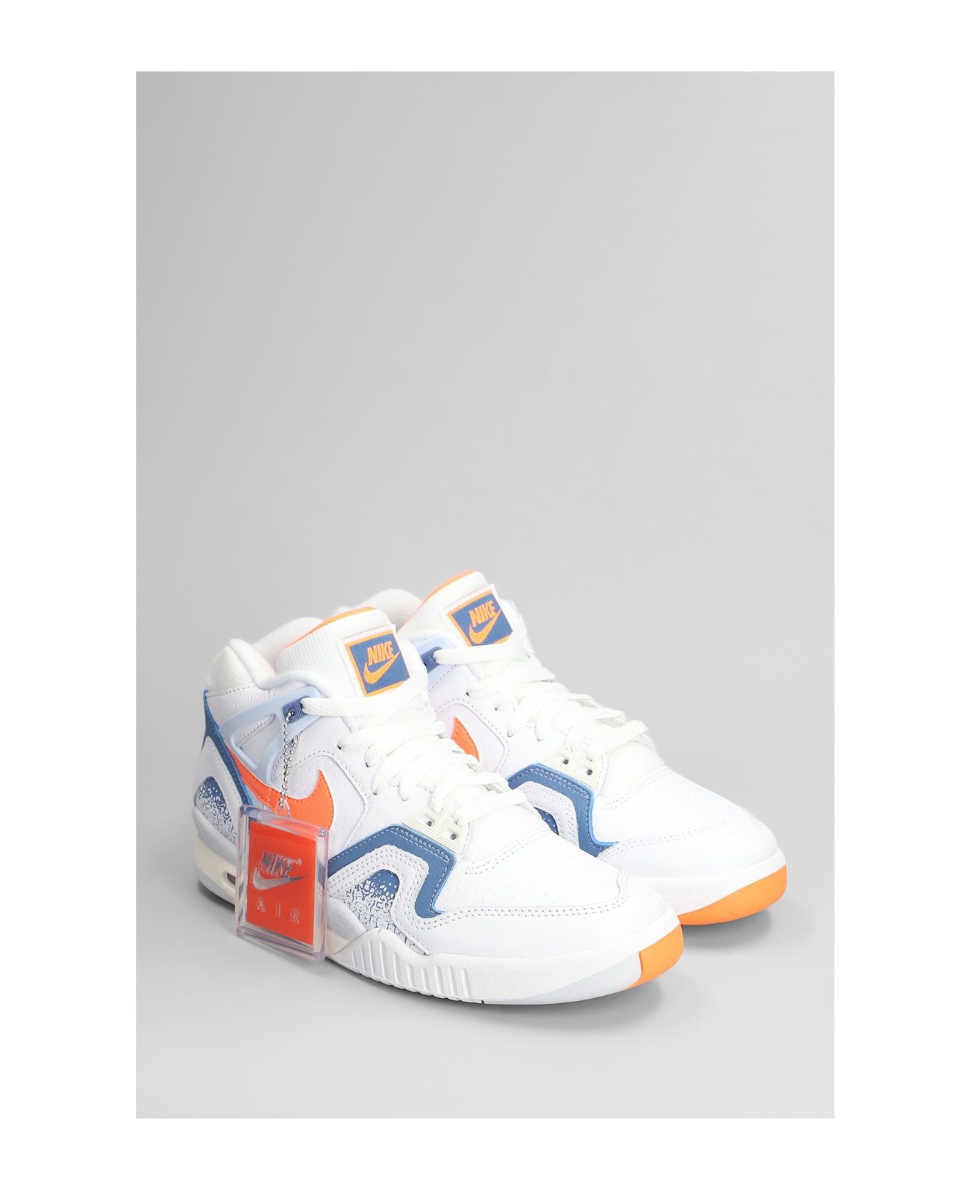 Nike Air Tech Challenge Sneakers In White Leather - white