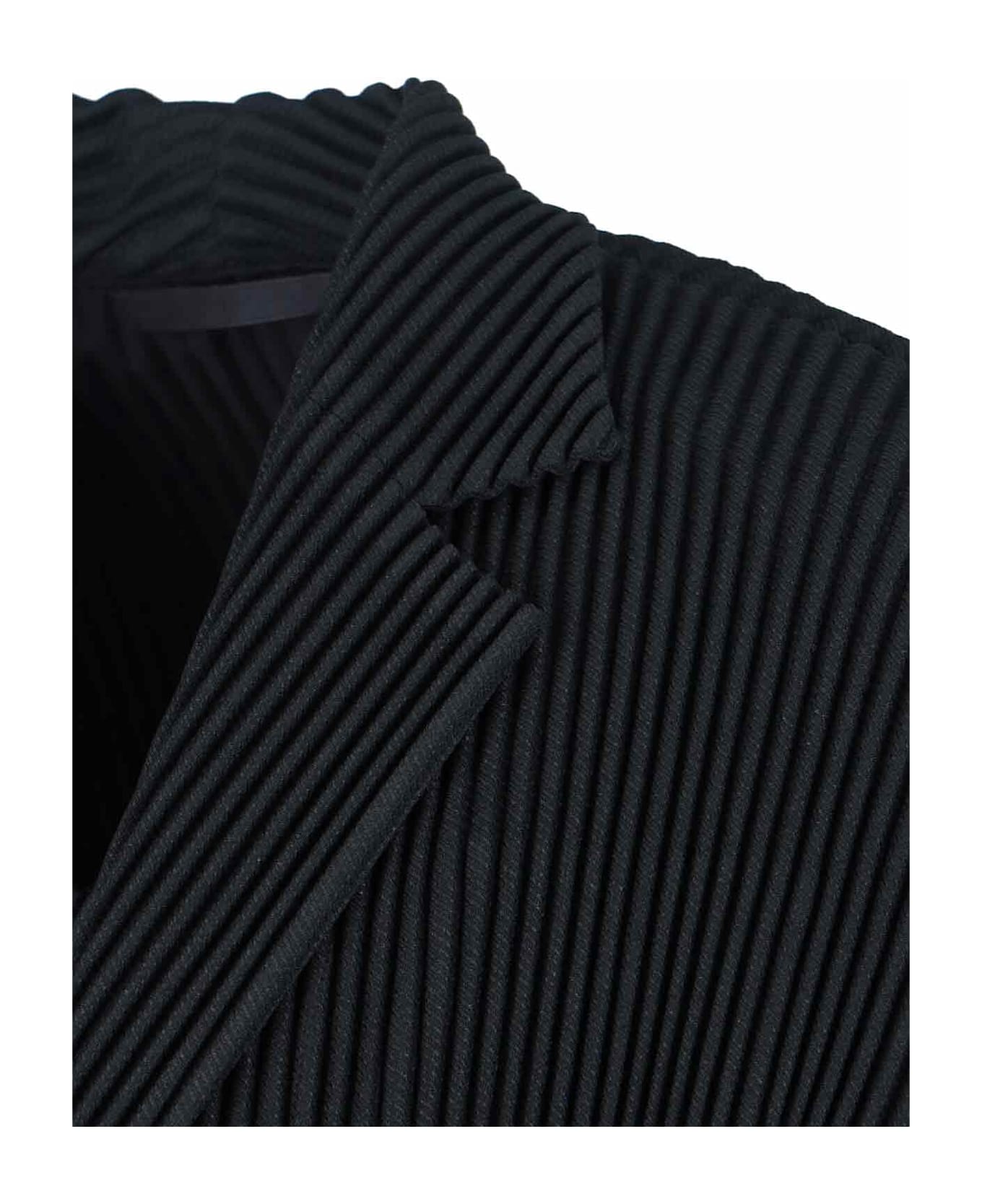 Homme Plissé Issey Miyake Single-breasted Blazer - Black  