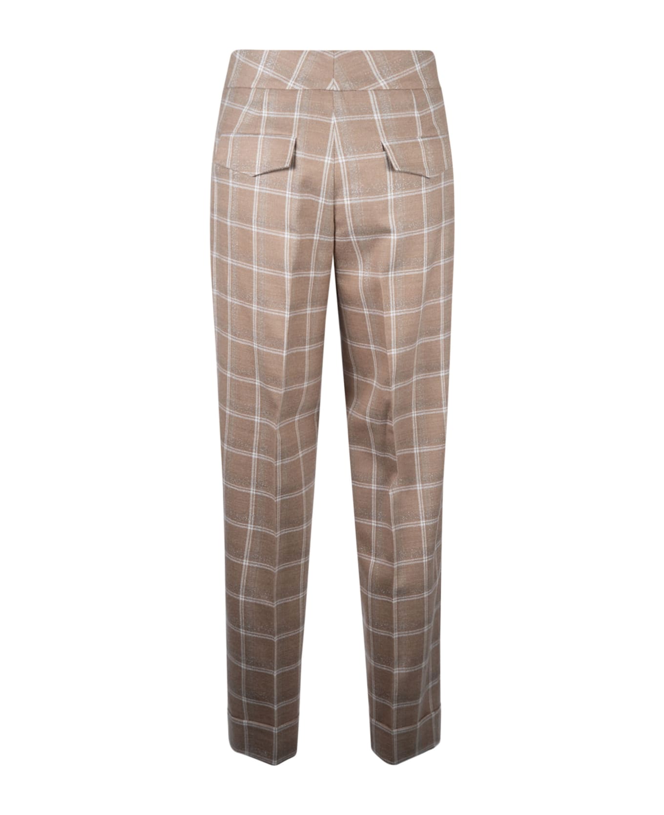 Peserico Checked Trousers - C