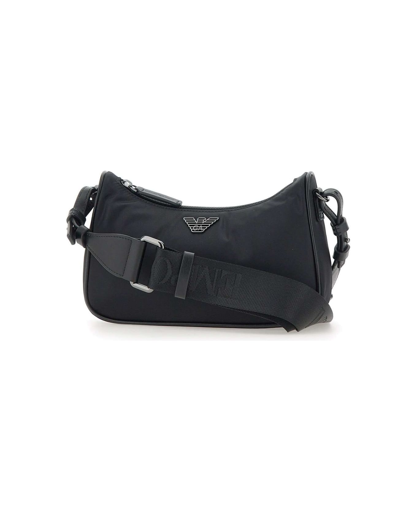 Emporio Armani Nylon Mini Bag - Black