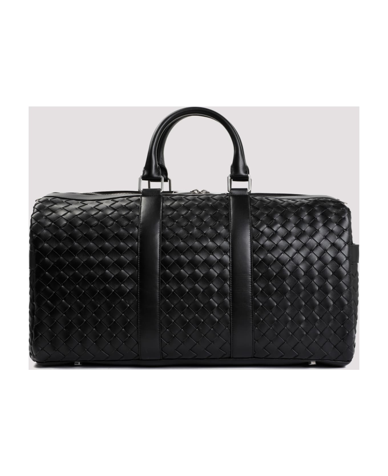 Bottega Veneta Classic Intrecciato Duffle Bag - Black