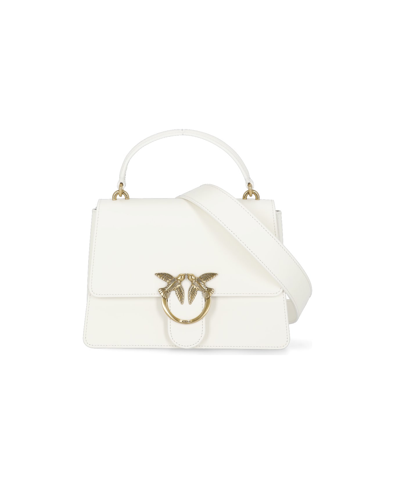 Pinko Love One Top Handle Tote - White トートバッグ