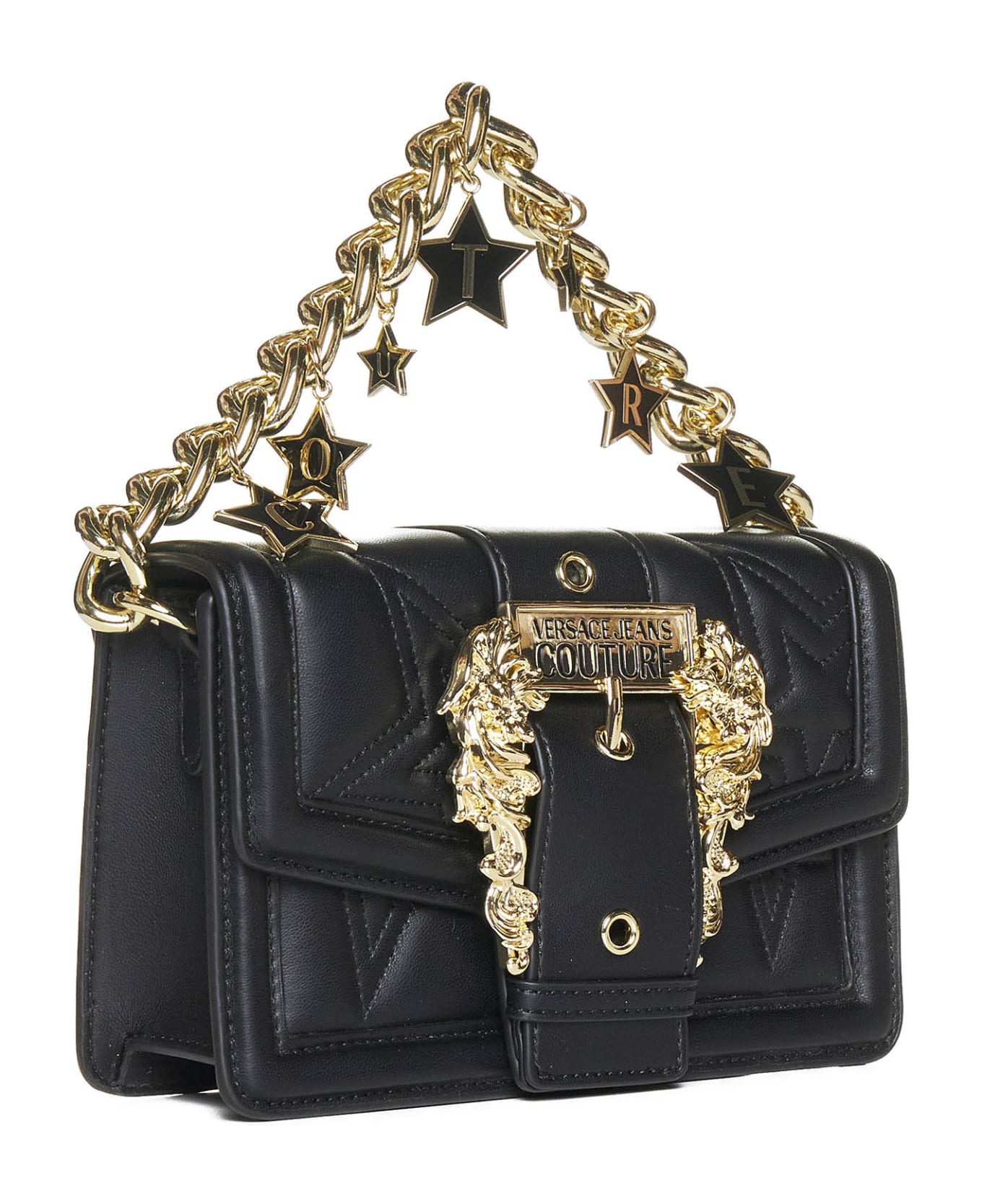 Versace Jeans Couture Stars Shoulder Bag - Black