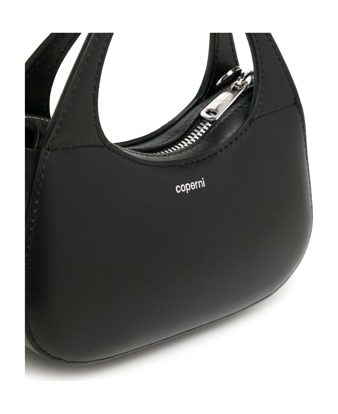 Coperni Micro Baguette Swipe Bag - Blk Black