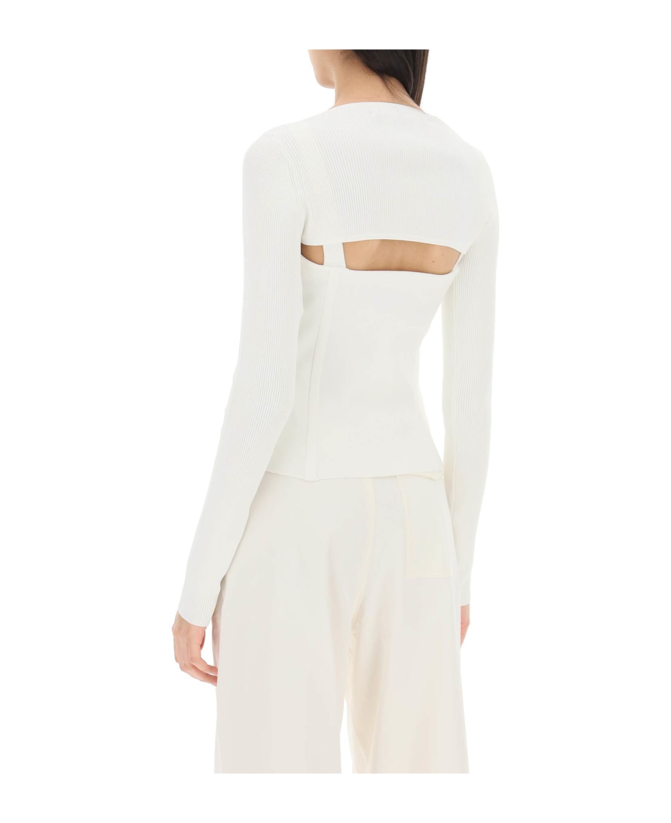 Dion Lee Modular Corset Top - IVORY (White)