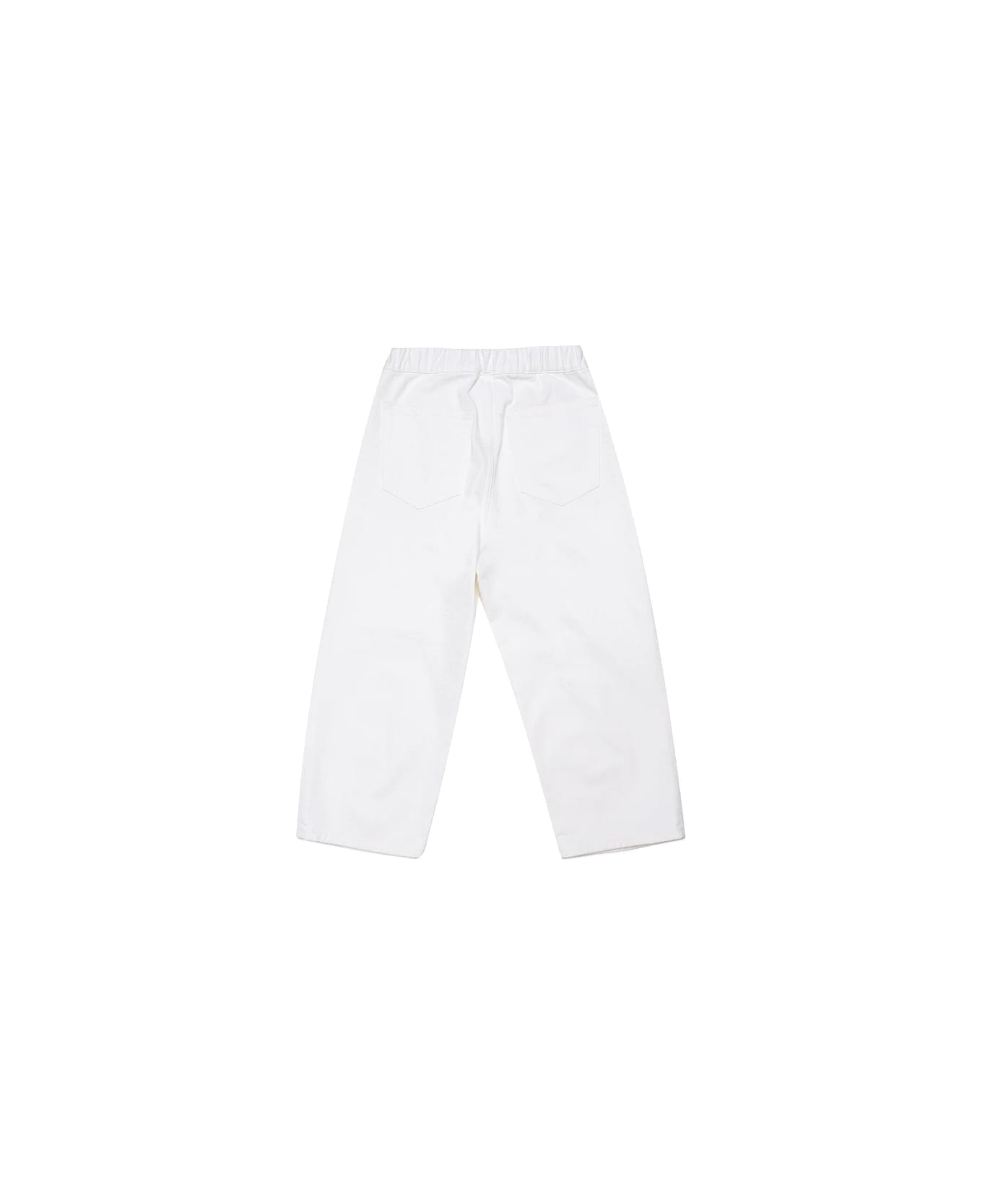 MM6 Maison Margiela Wide Leg Jeans - White