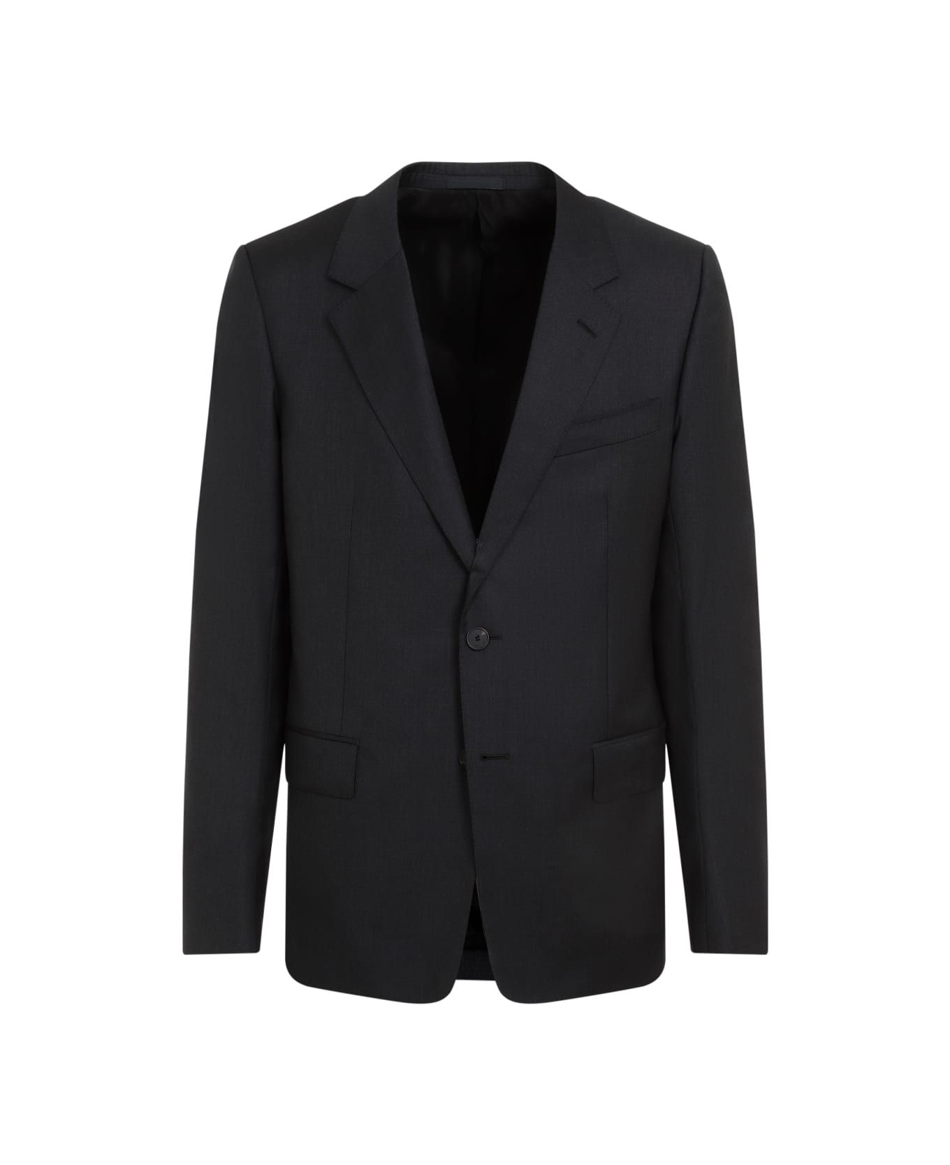 Lanvin Single Breasted Tailored Jacket - Anthracite