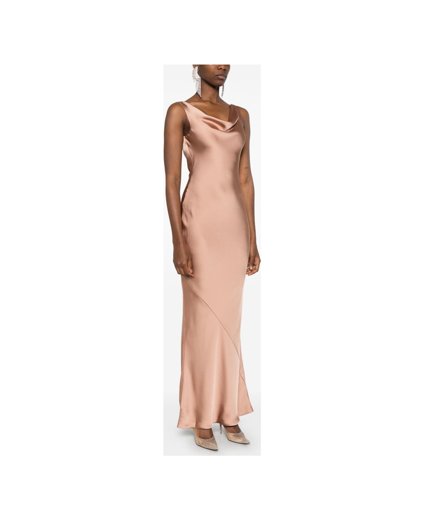 Norma Kamali Maria Gown - Beige