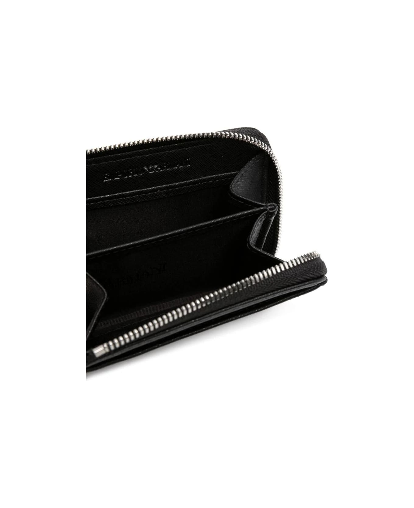 Emporio Armani Man`s Compact Wallet - Black