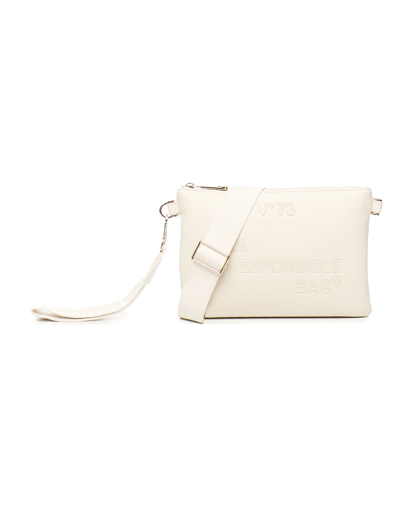 V73 Responsibility Now Shoulder Bag - White