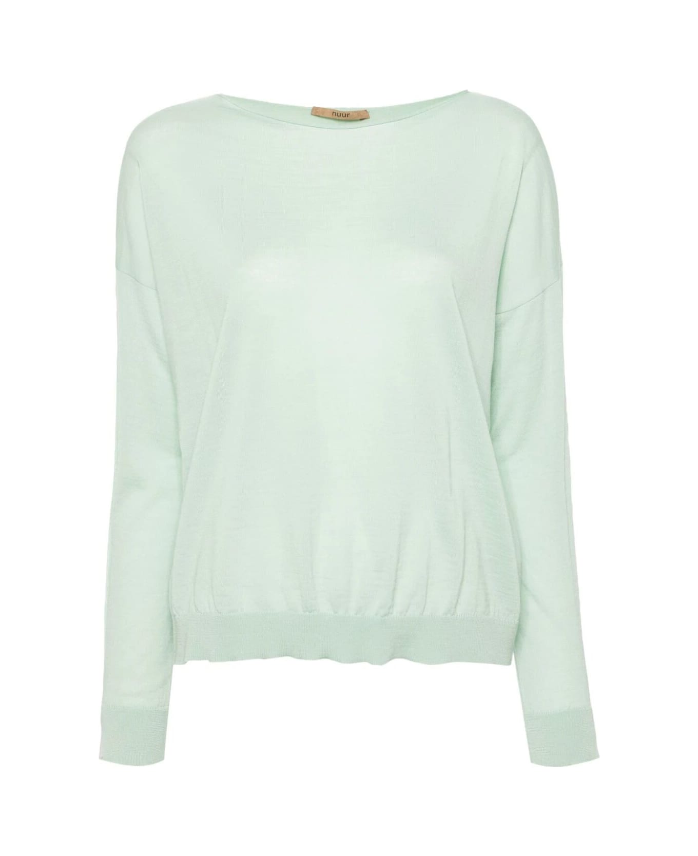 Nuur Oversize Round Neck Pullover - Mint