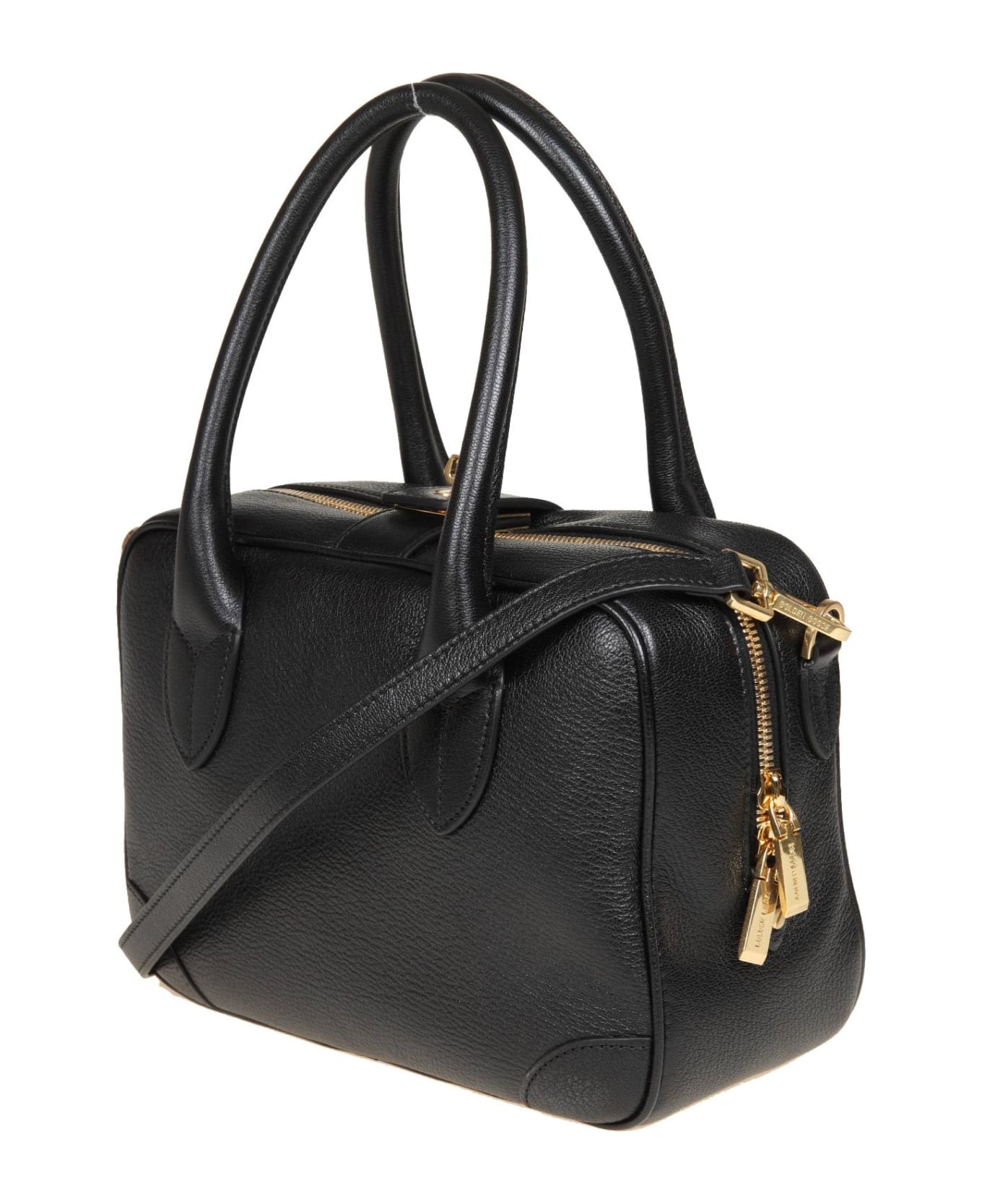 Golden Goose Black Leather Waist Bag - Black