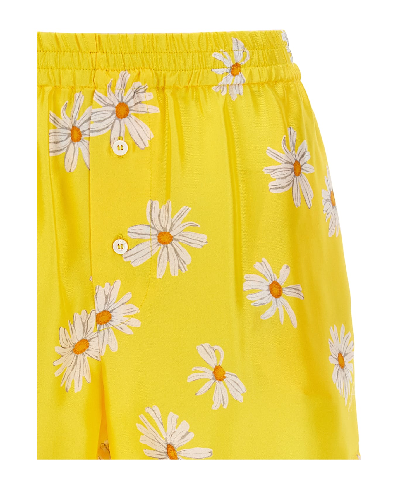 Moschino 
margherite
 Print Shorts - Yellow