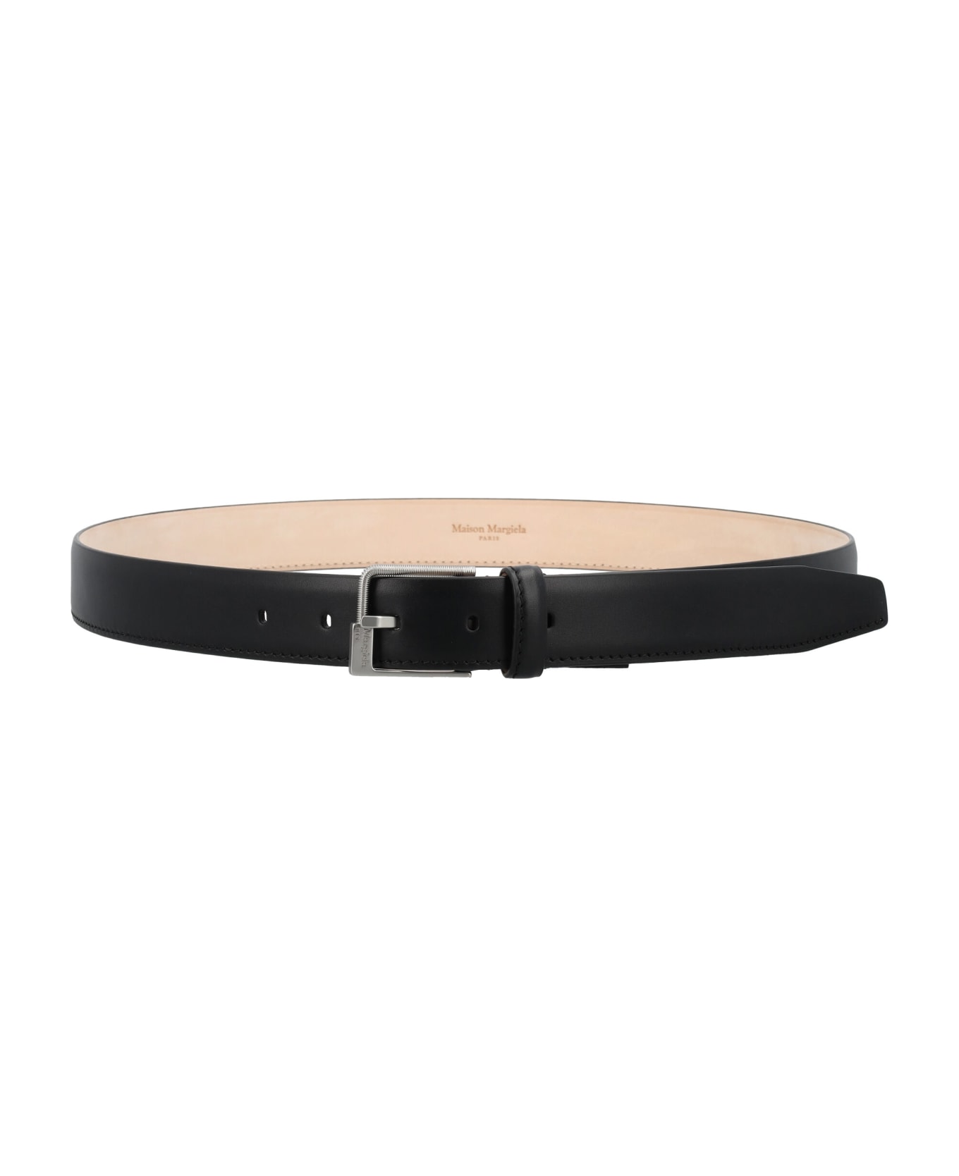 Maison Margiela Leather Belt - BLACK ベルト