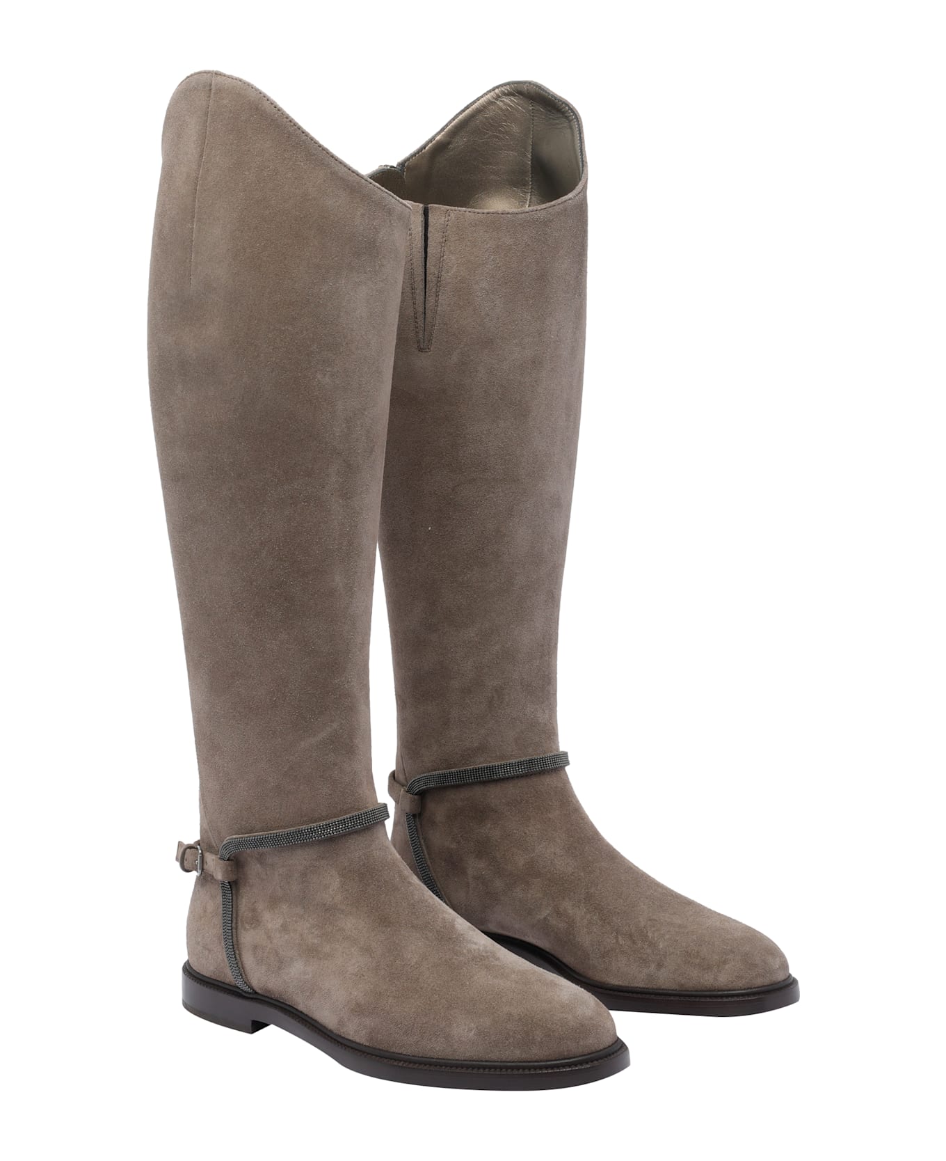 Brunello Cucinelli Suede Boots - Brown