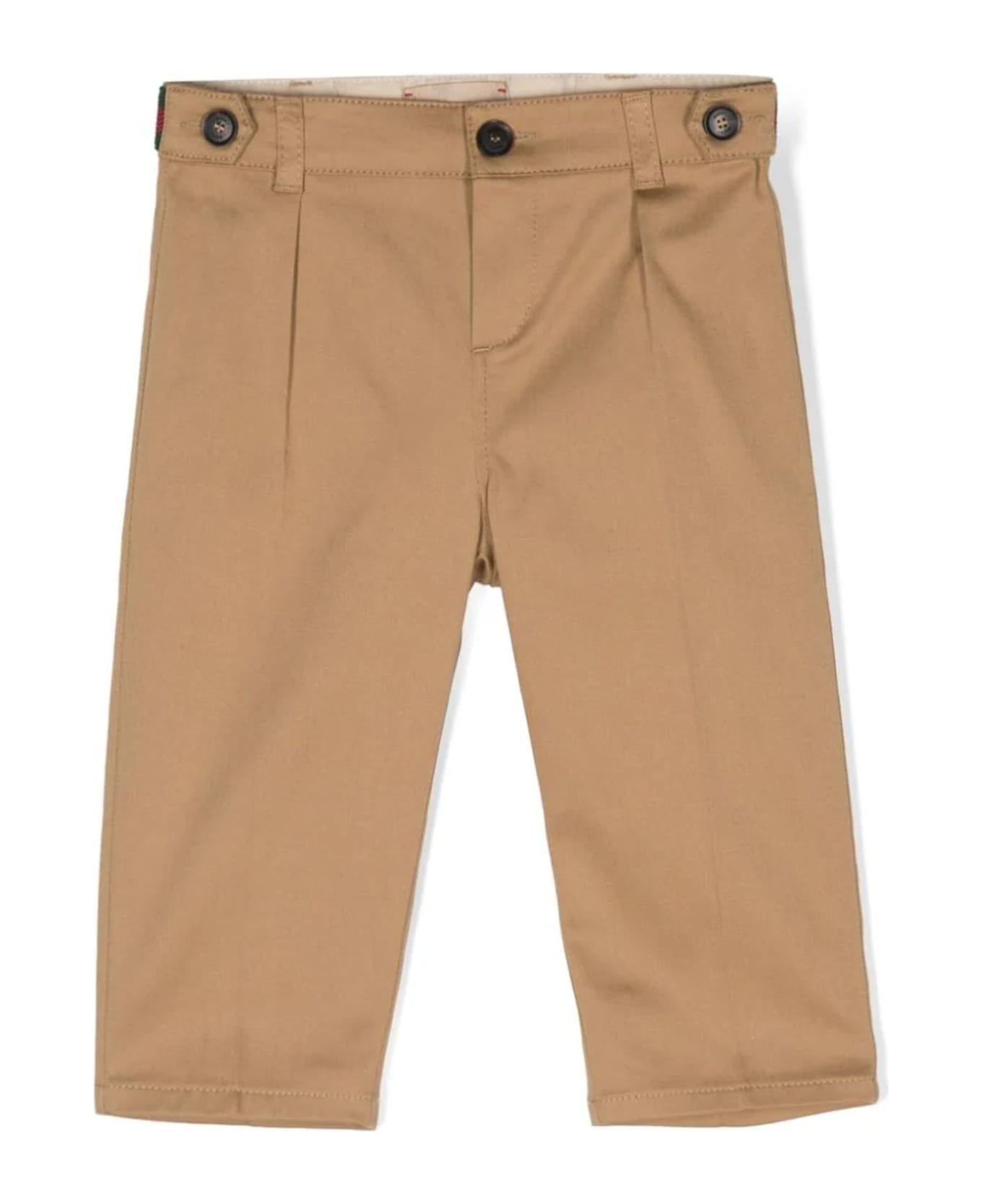 Gucci Kids Trousers Brown - Brown ボトムス