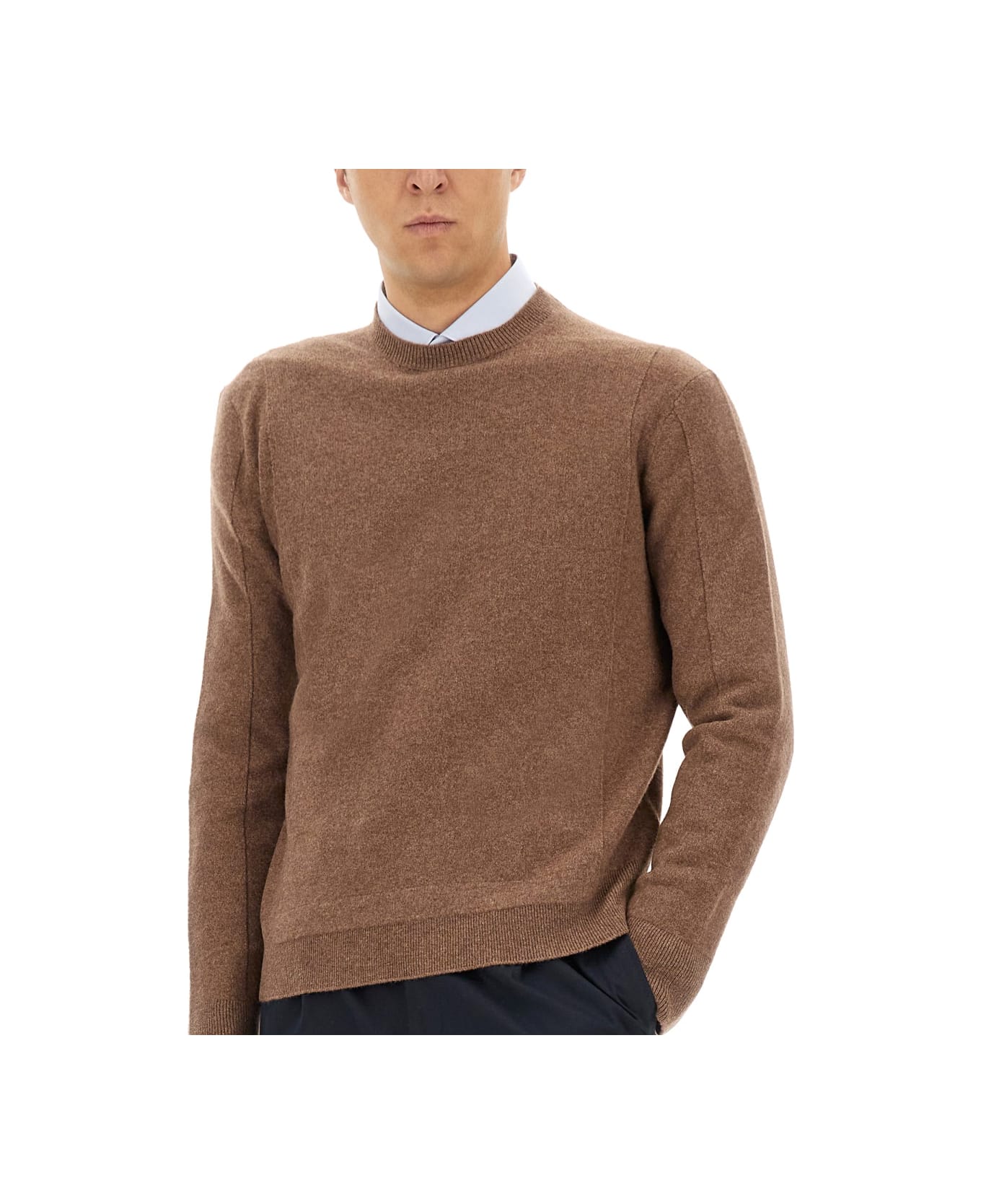 Zegna Wool And Cashmere Sweater - BROWN
