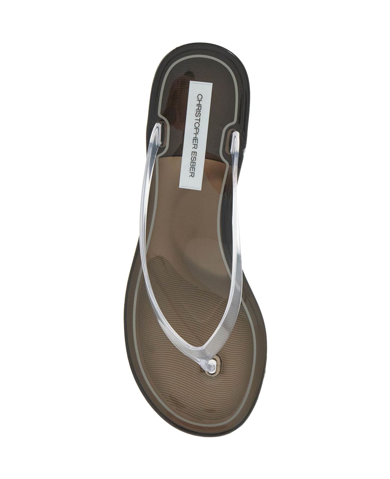 サンダル・ミュール CHRISTOPHER ESBER pvc jo flip-flop sandals 24029356 Christopher Esber | Jo Flip Flop Marine