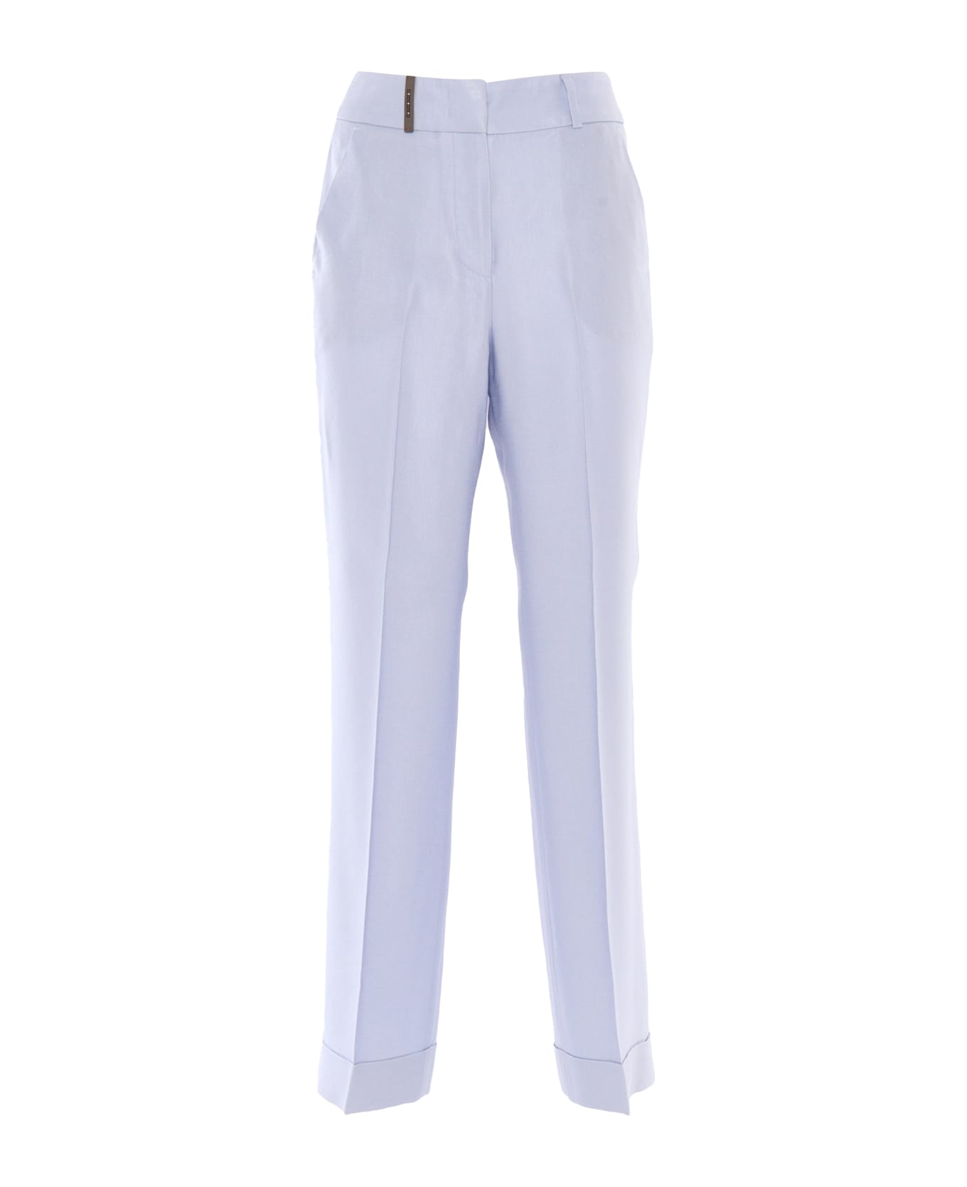 Peserico Woman Trousers - LIGHT BLUE