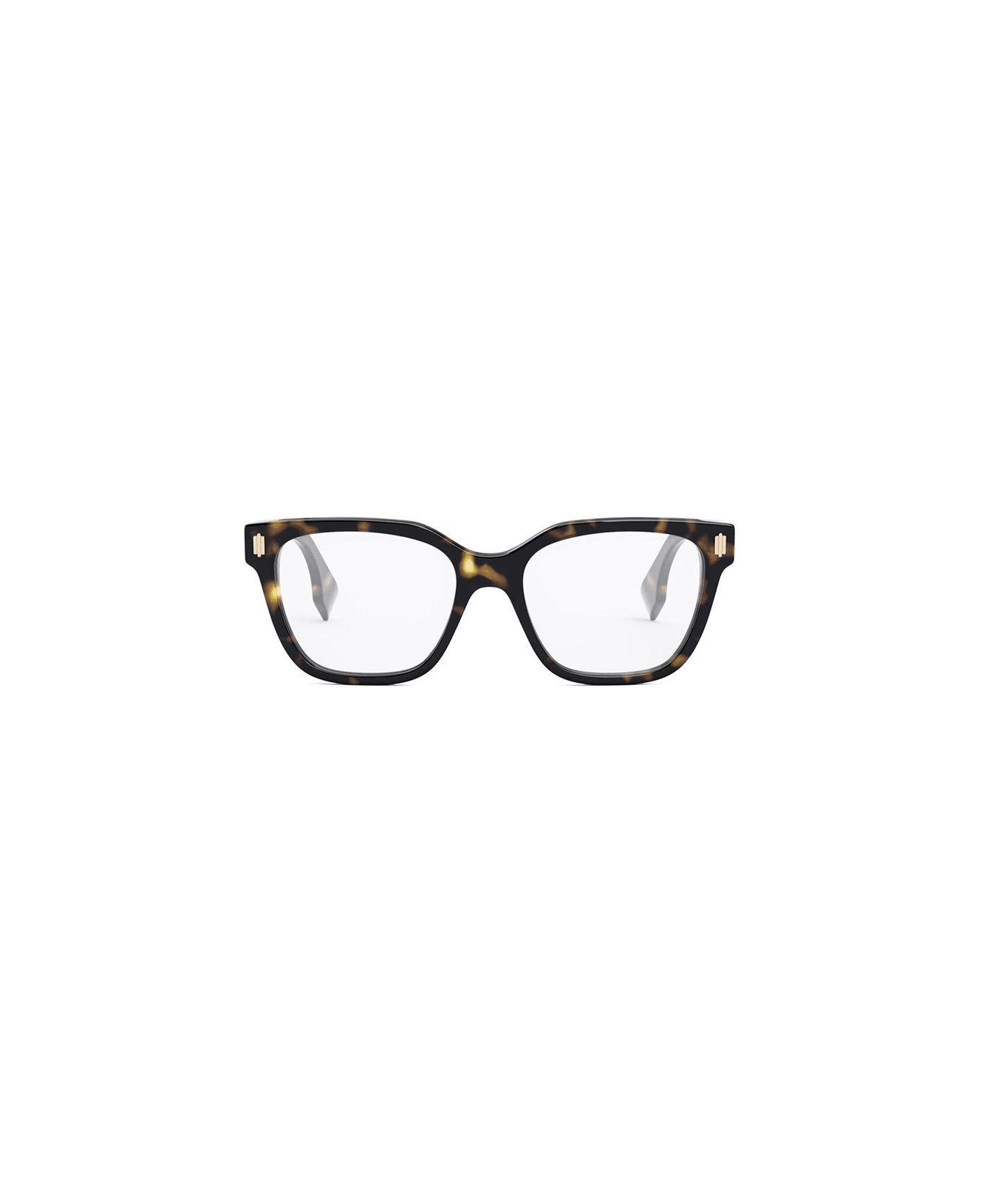 Fendi Eyewear Rectangle Frame Glasses - 052 アイウェア