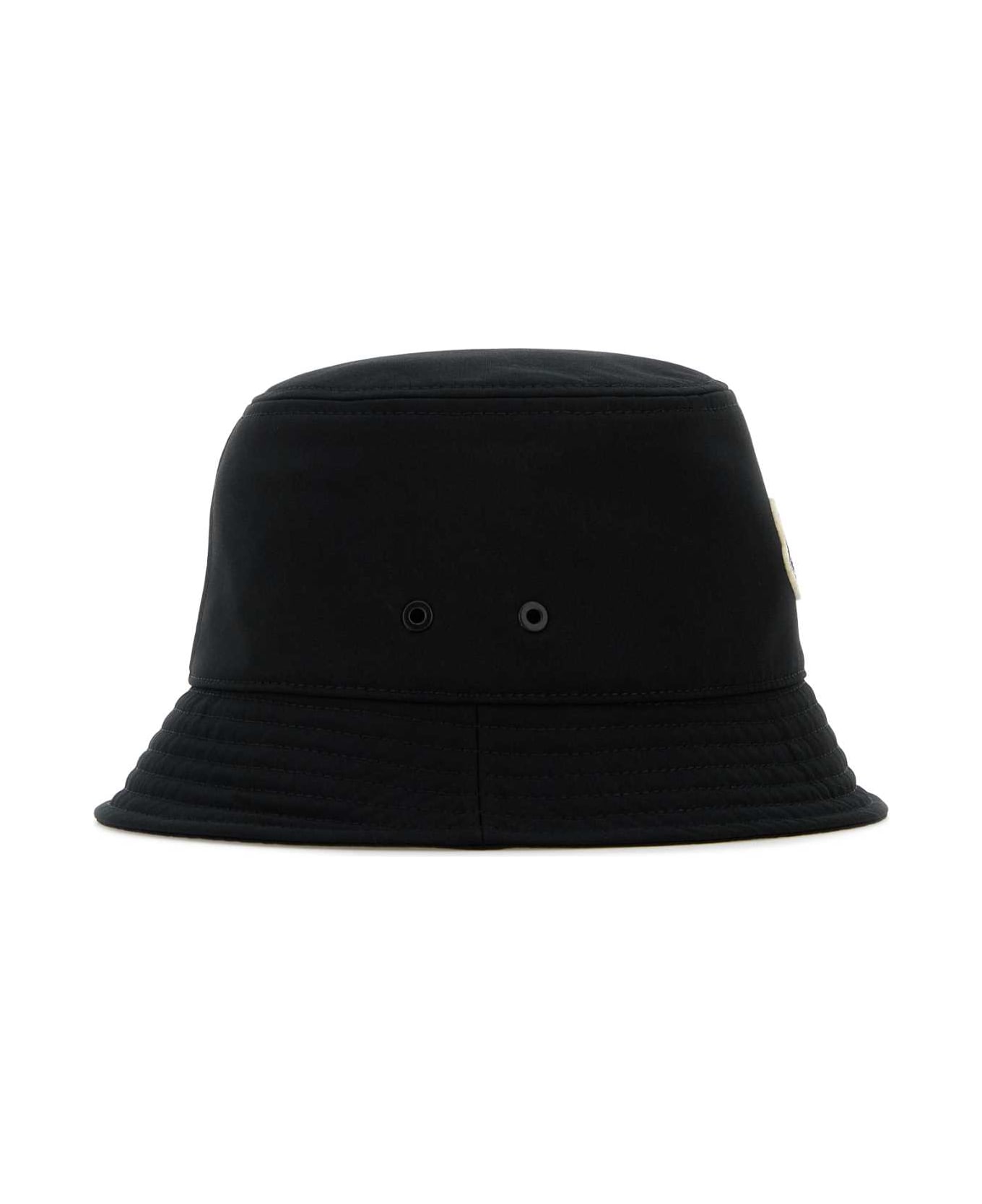 Moncler Black Canvas Bucket Hat - 999