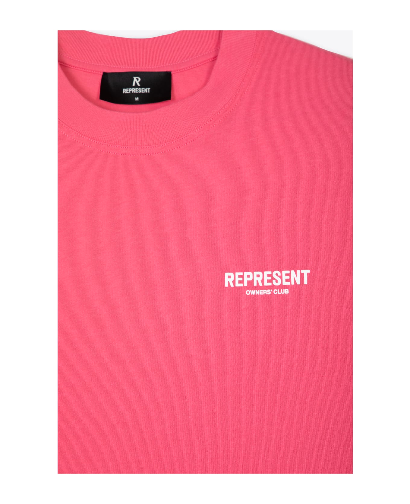 REPRESENT Owners Club T-shirt Bubblegum pink t-shirt with logo - Owners Club T-shirt - Rosa