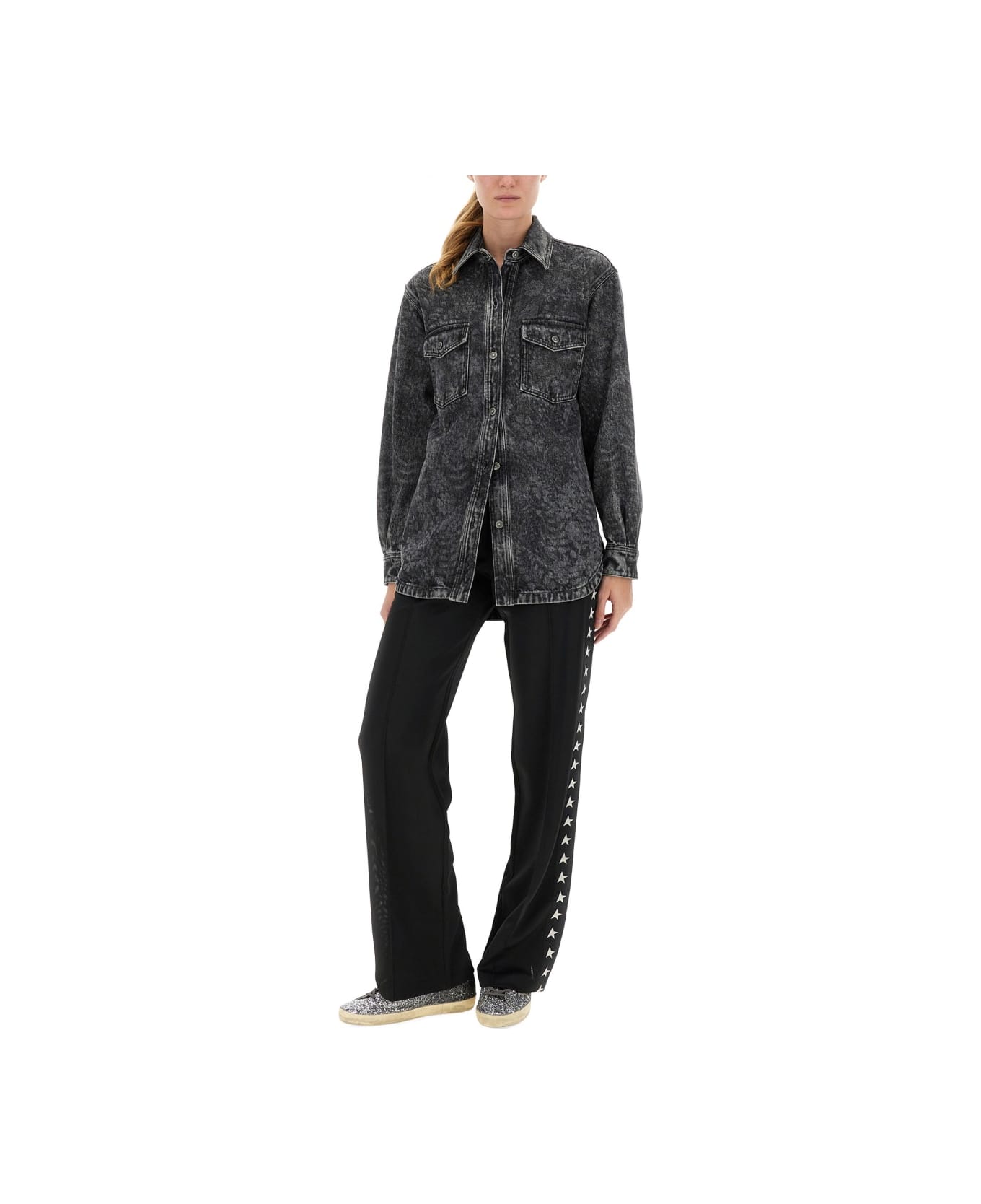 Golden Goose Jogging Pants "dorotea" - BLACK ボトムス