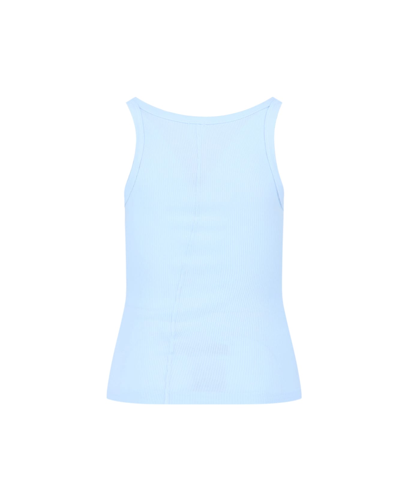 RE/DONE Ribbed Tank Top - Light Blue タンクトップ