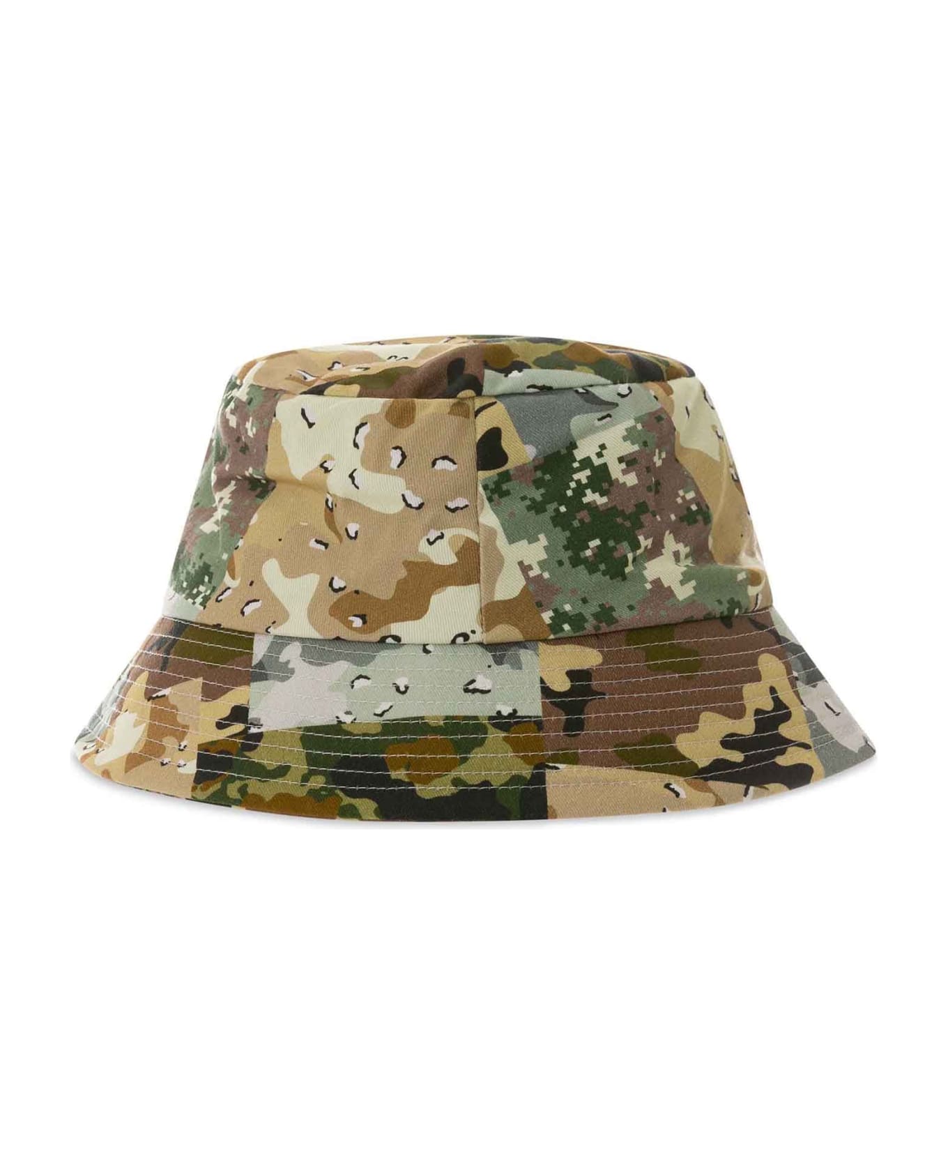 MC2 Saint Barth Camouflage Bucket Hat - GREEN