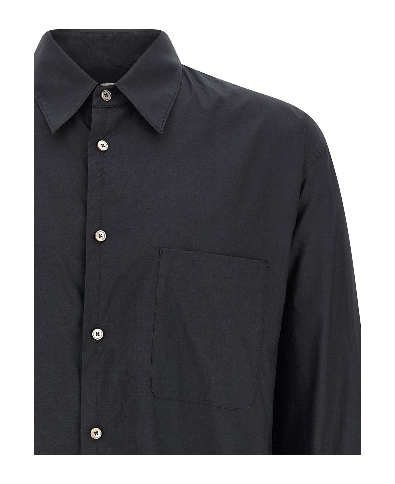 Lemaire Cotton Silk Shirt - GREY