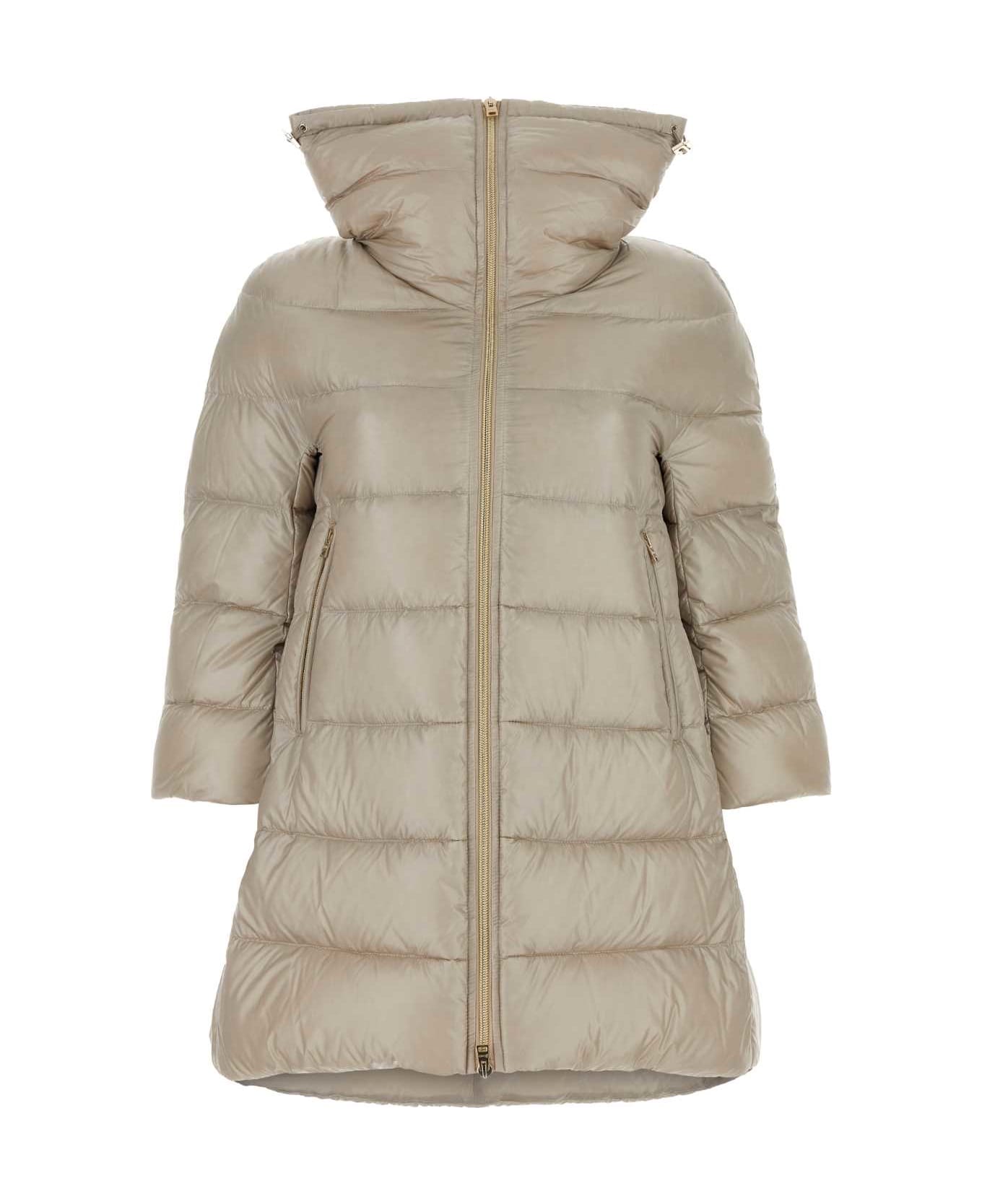 Herno Sand Nylon Cleofe Down Jacket - CHANTILLY