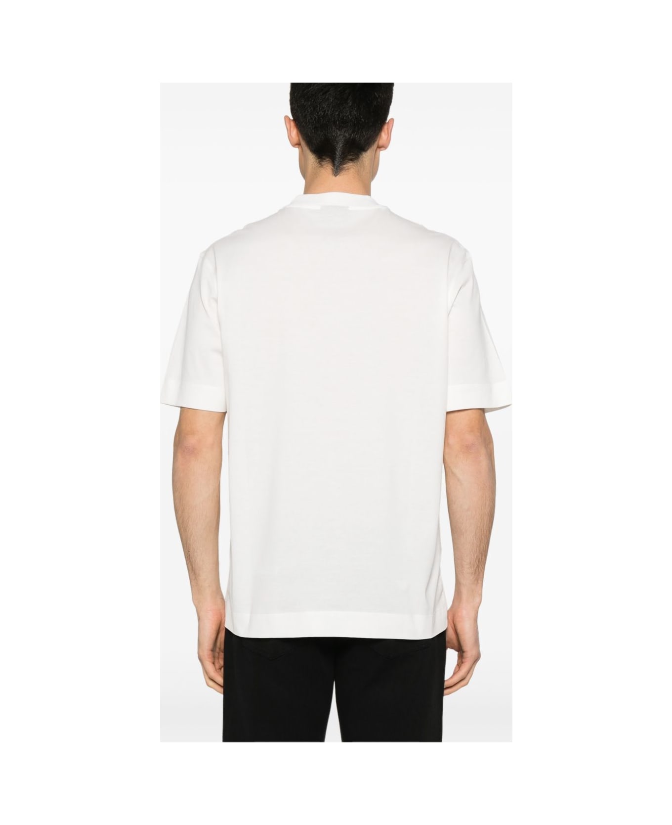 Emporio Armani Logo Cotton T-shirt - White
