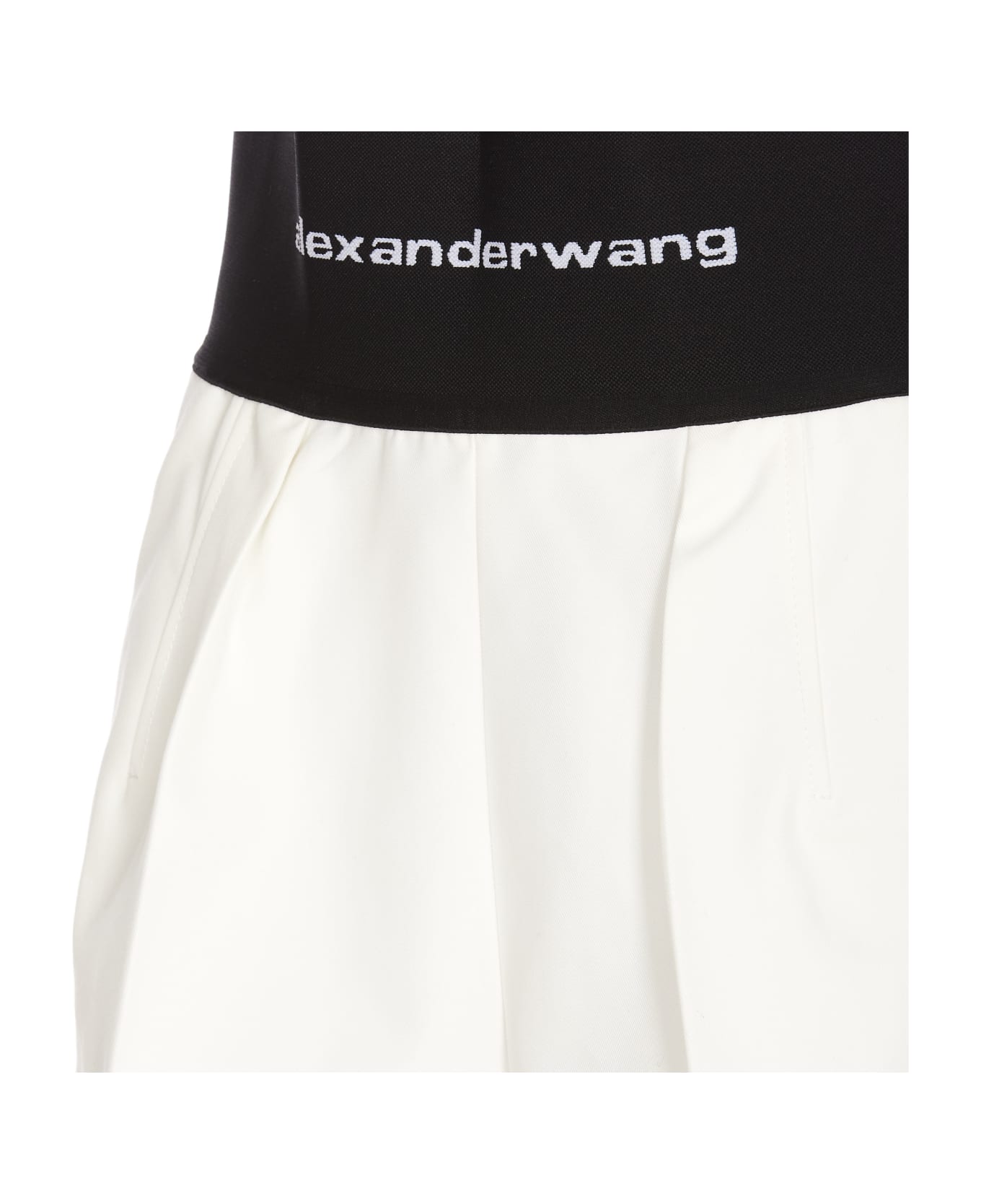 Alexander Wang Safari Logo Shorts - White