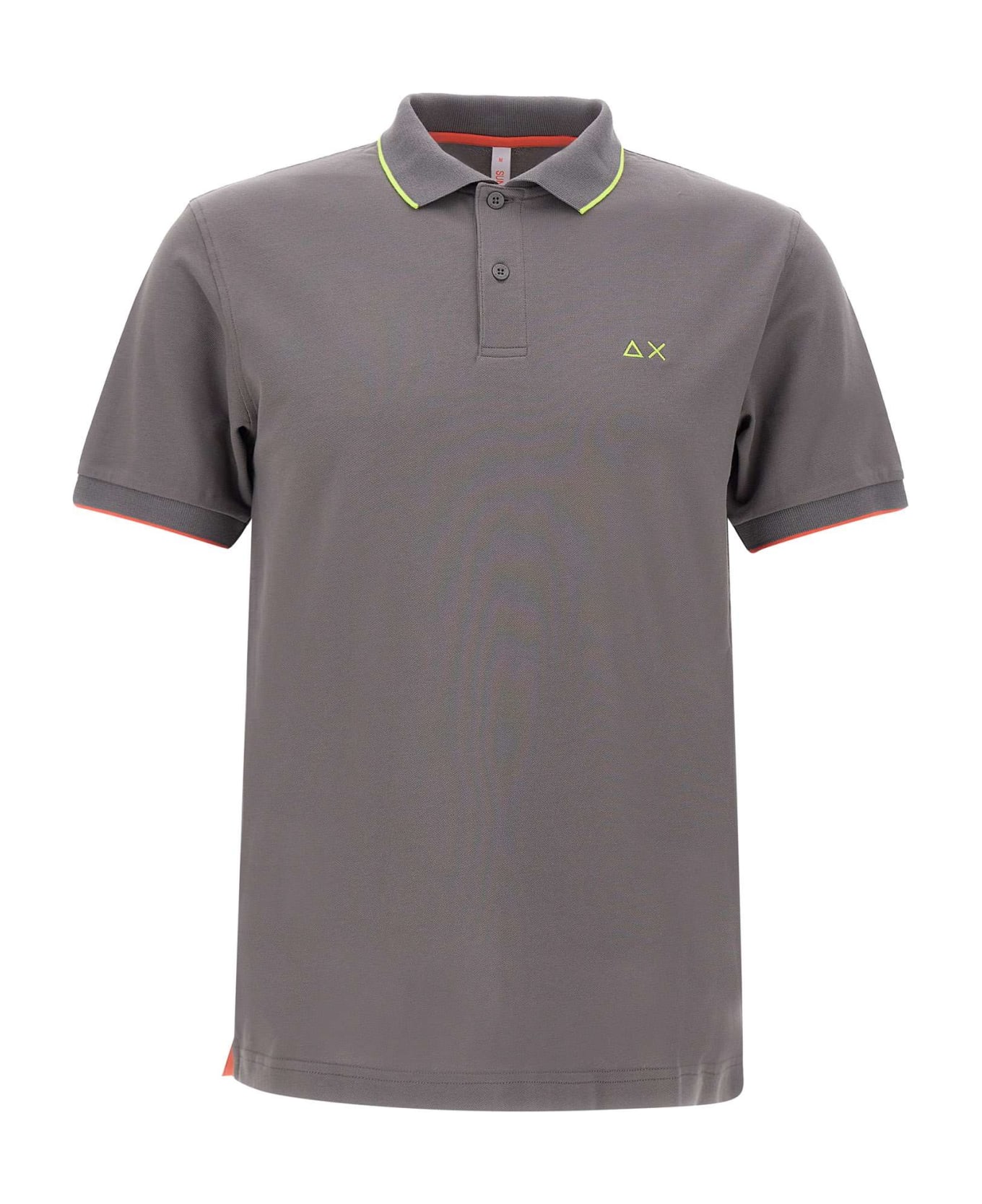 Sun 68 'small Stripe' Cotton Polo Shirt Polo Shirt - INCHIOSTRO ポロシャツ