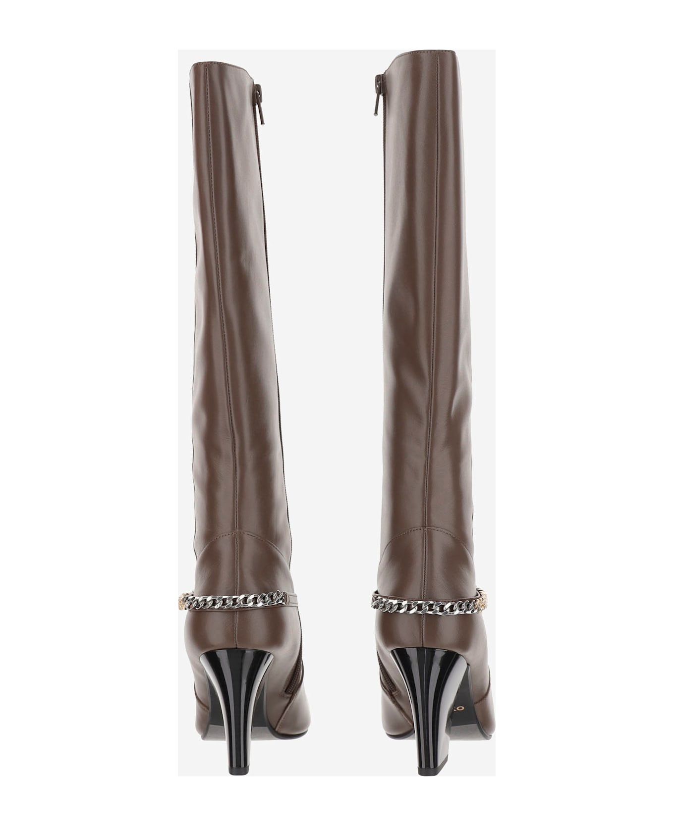 Pinko Purple Boots 03 - Brown